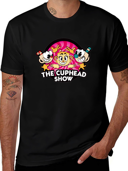 The Cuphead Show Black T-Shirt