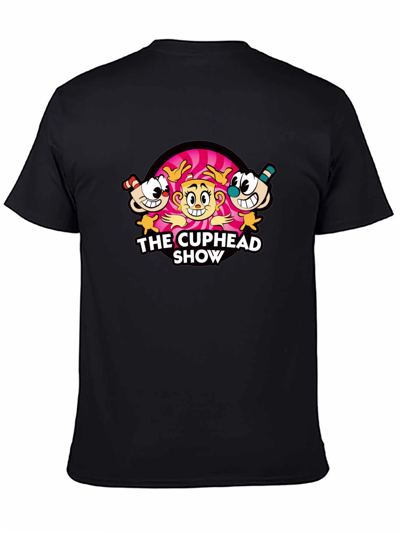 The Cuphead Show Black T-Shirt
