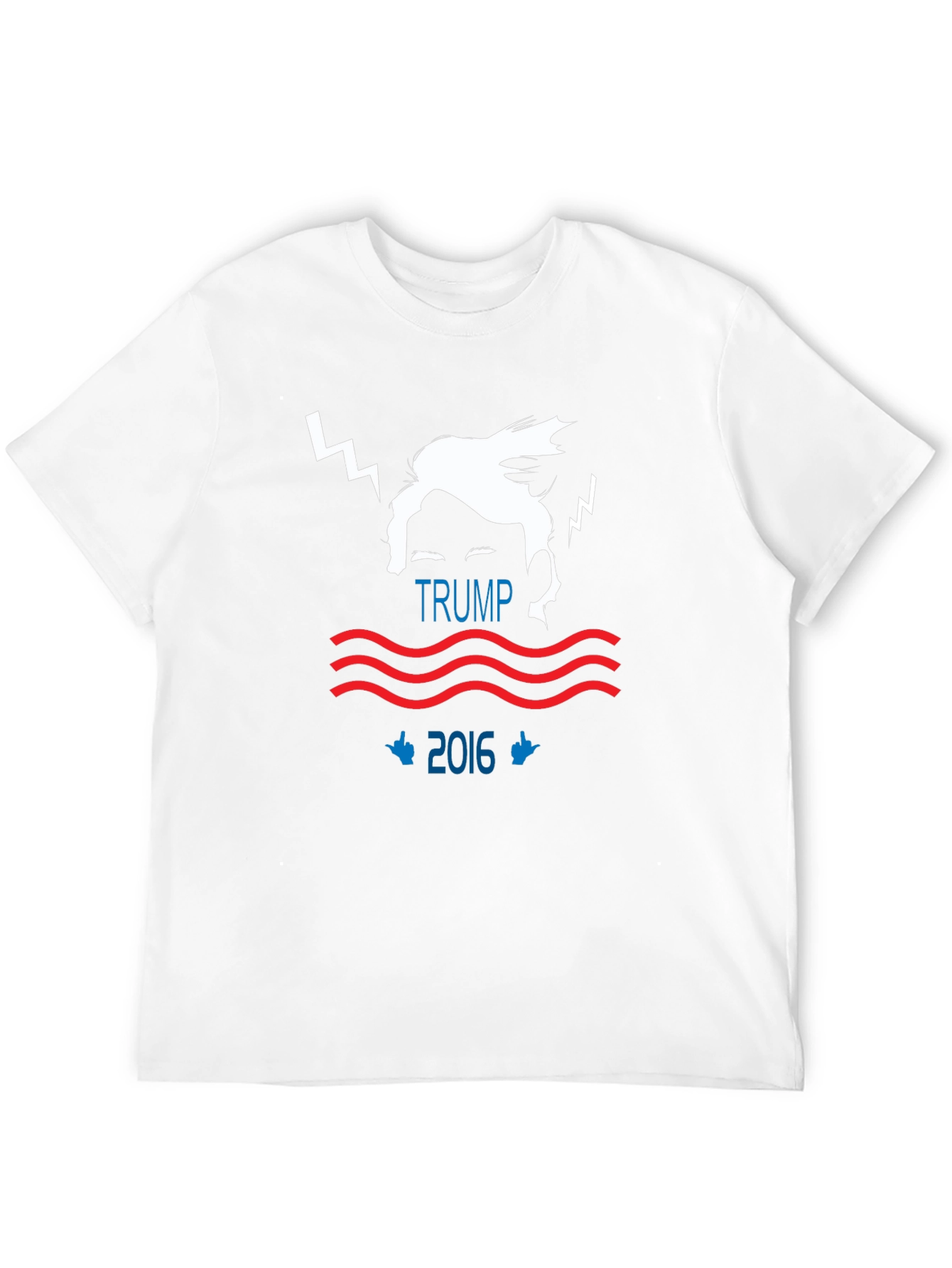 Trump 2016 Graphic Print Black T-Shirt