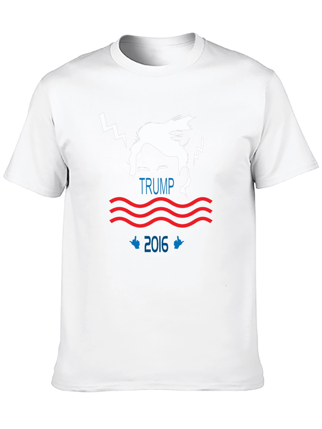 Trump 2016 Graphic Print Black T-Shirt