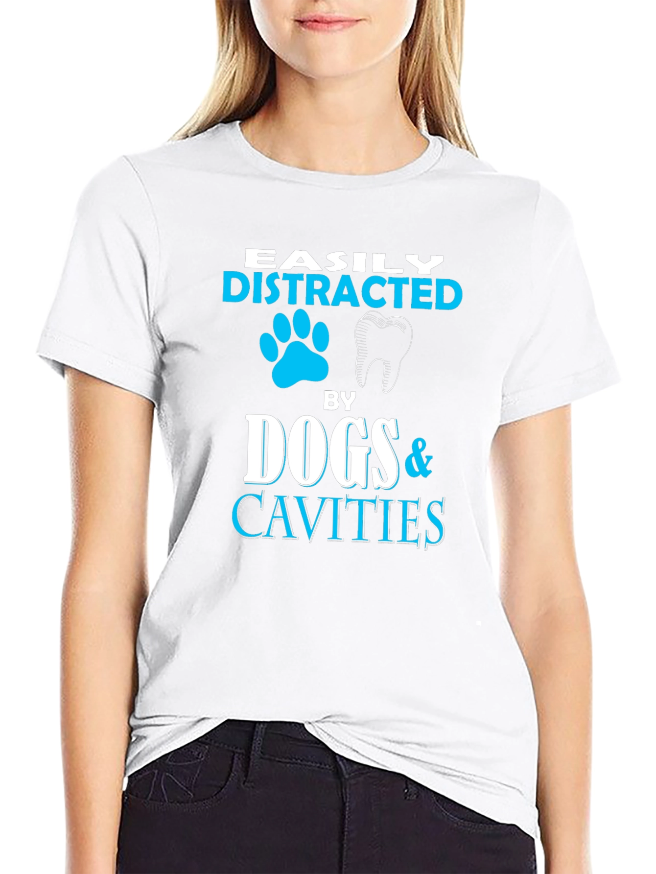 Easily Distracted By Dogs & Cavities T-Shirt