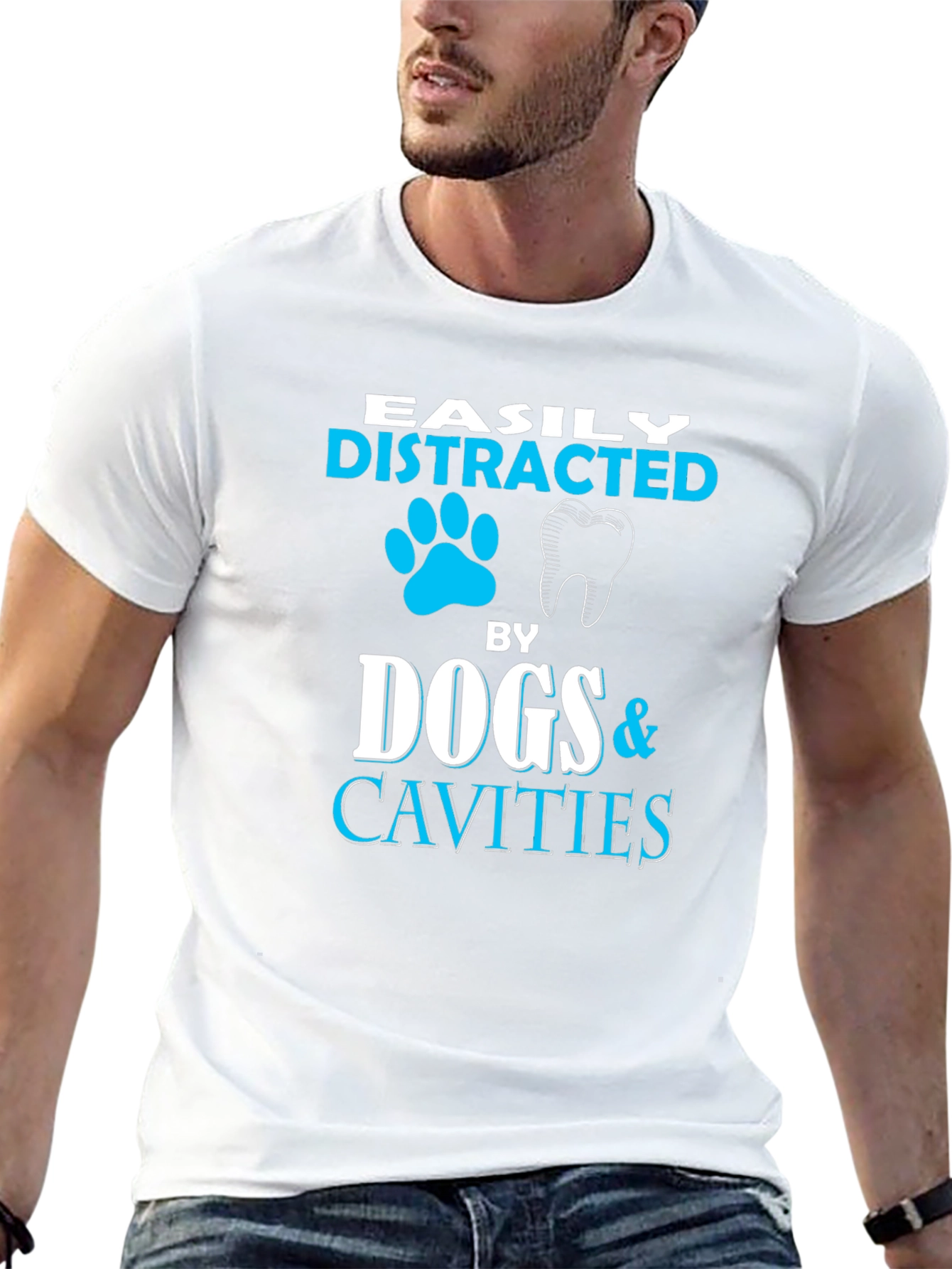 Easily Distracted By Dogs & Cavities T-Shirt