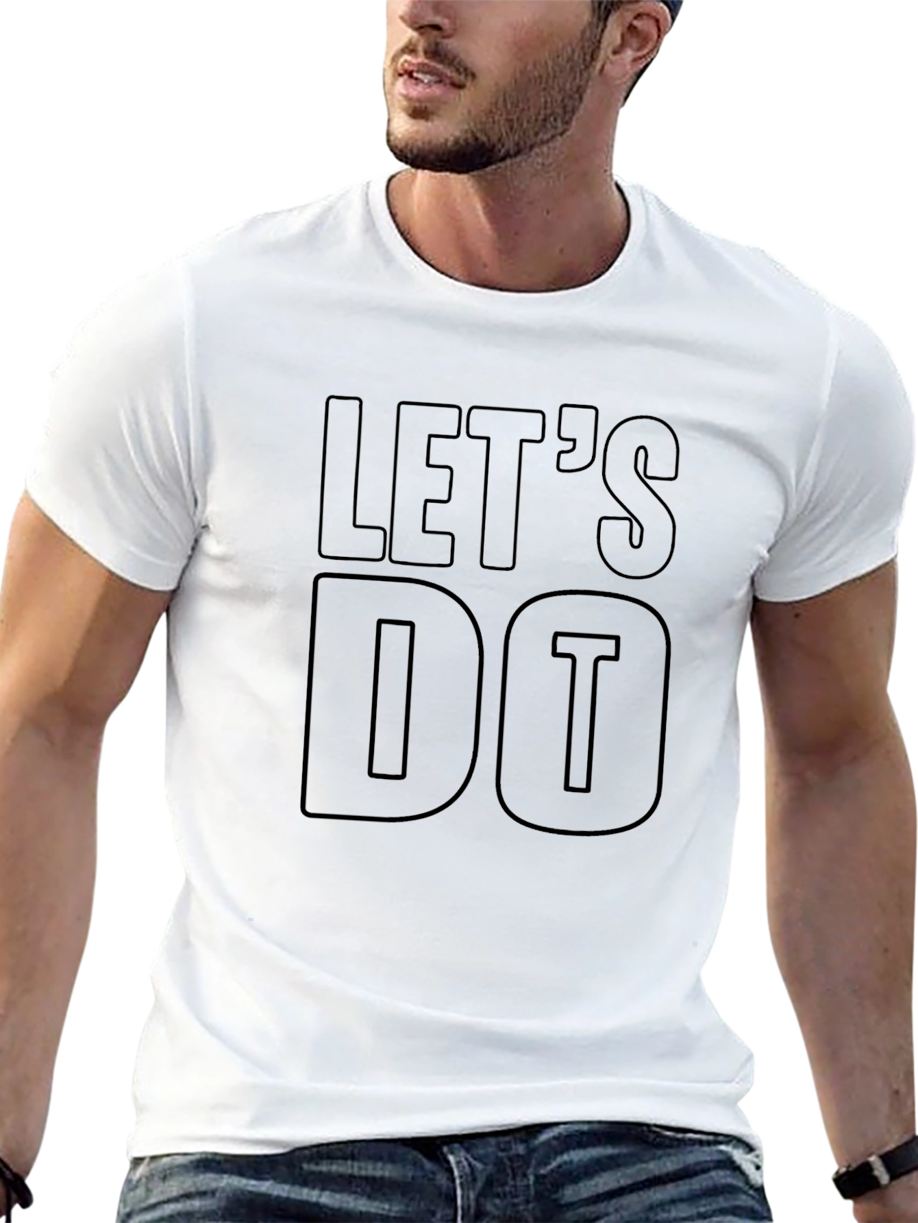 Lets Do It - Black Graphic Tee