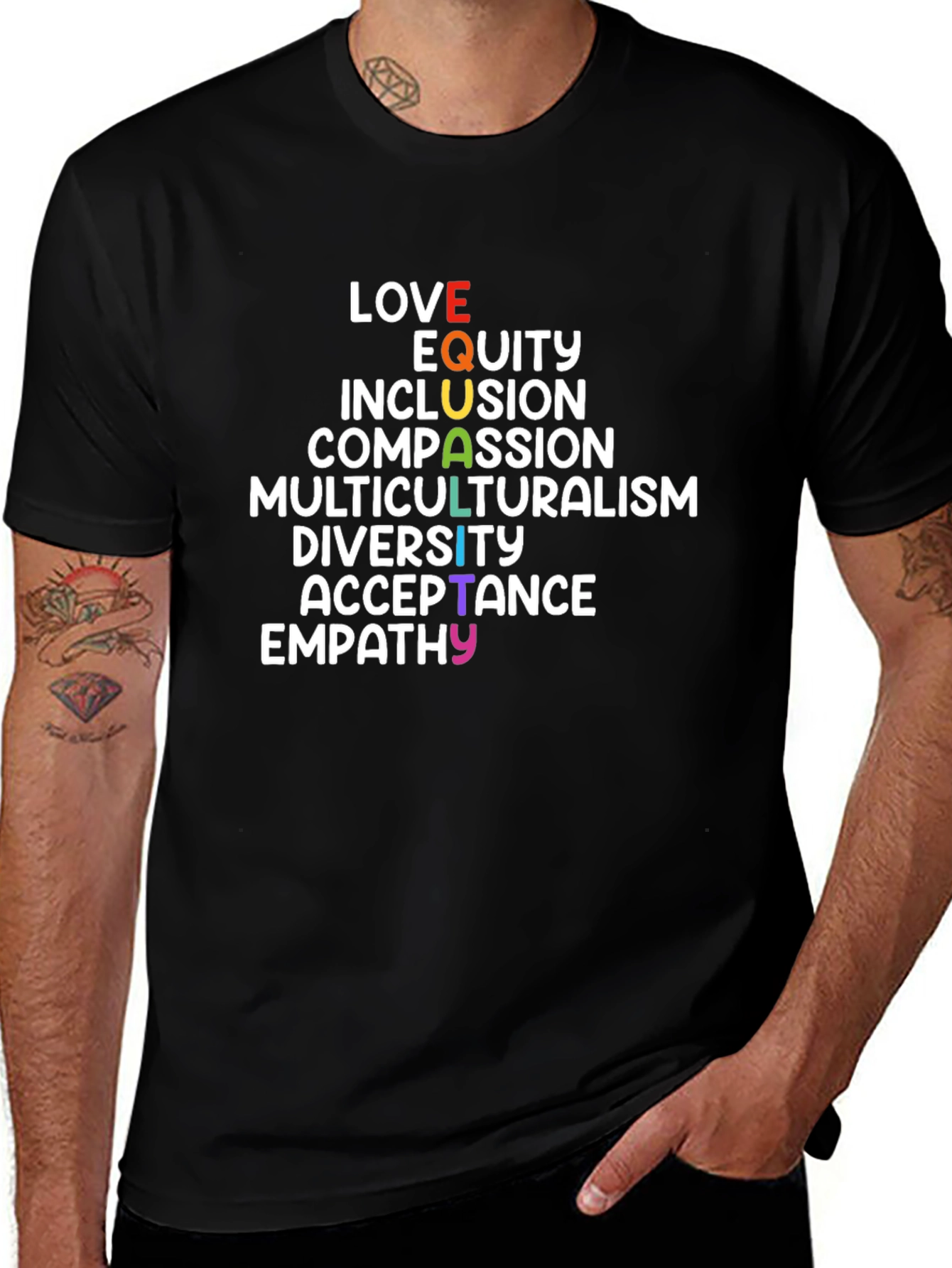 Love Equity Inclusion T-Shirt - Pride LGBTQ