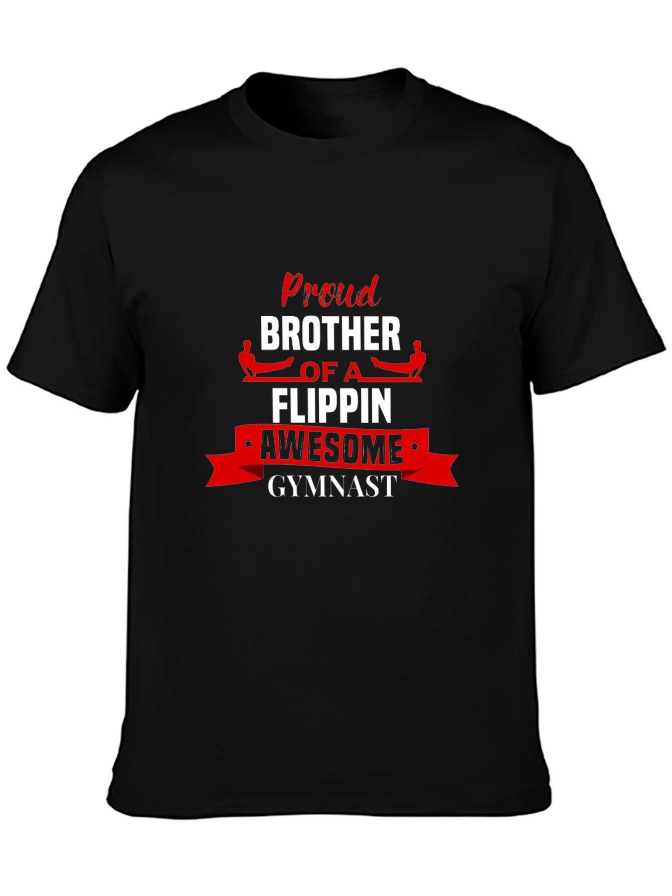 Proud Gymnast Brother Graphic Tee