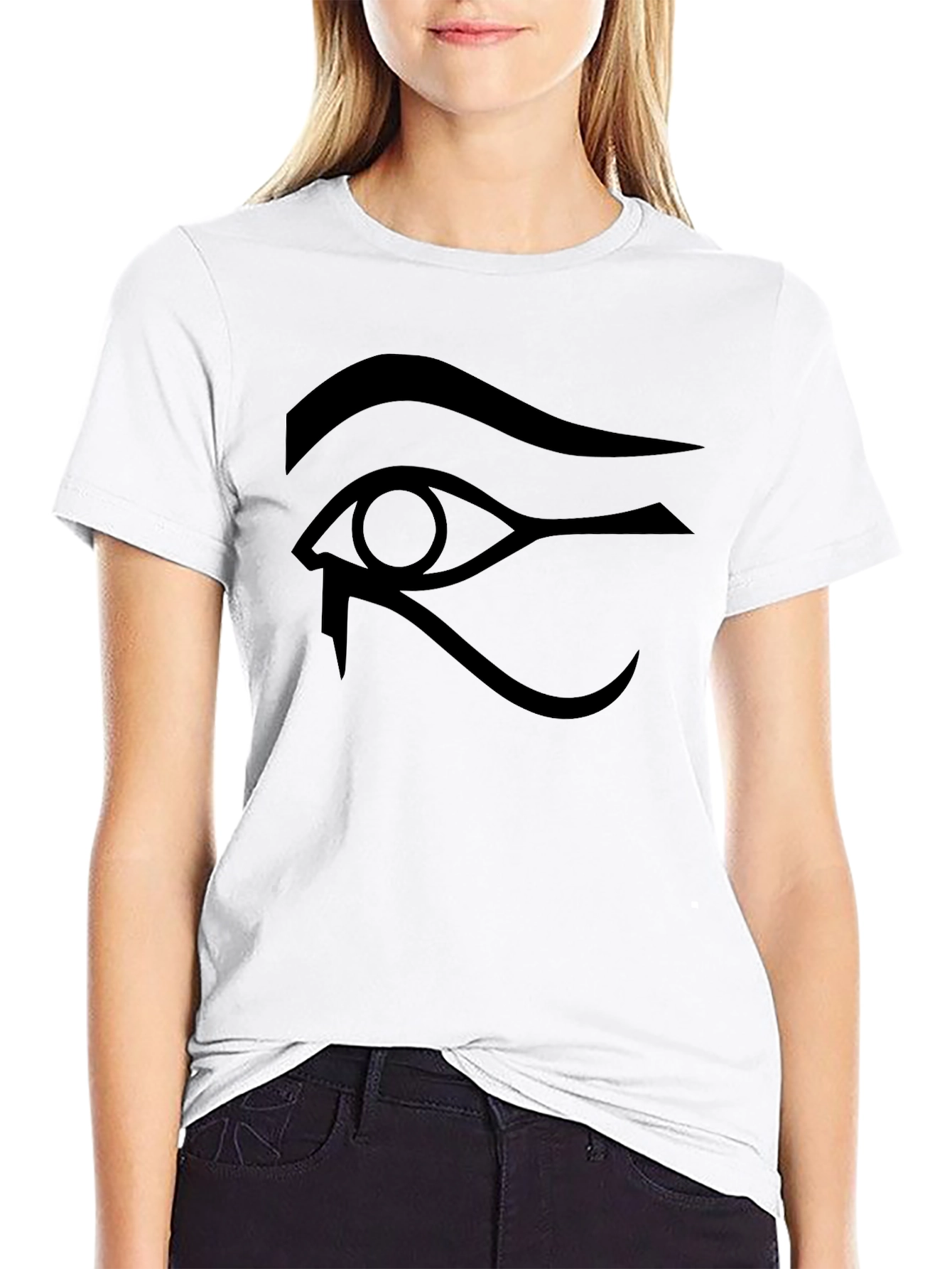 Eye of Horus Black Graphic T-Shirt