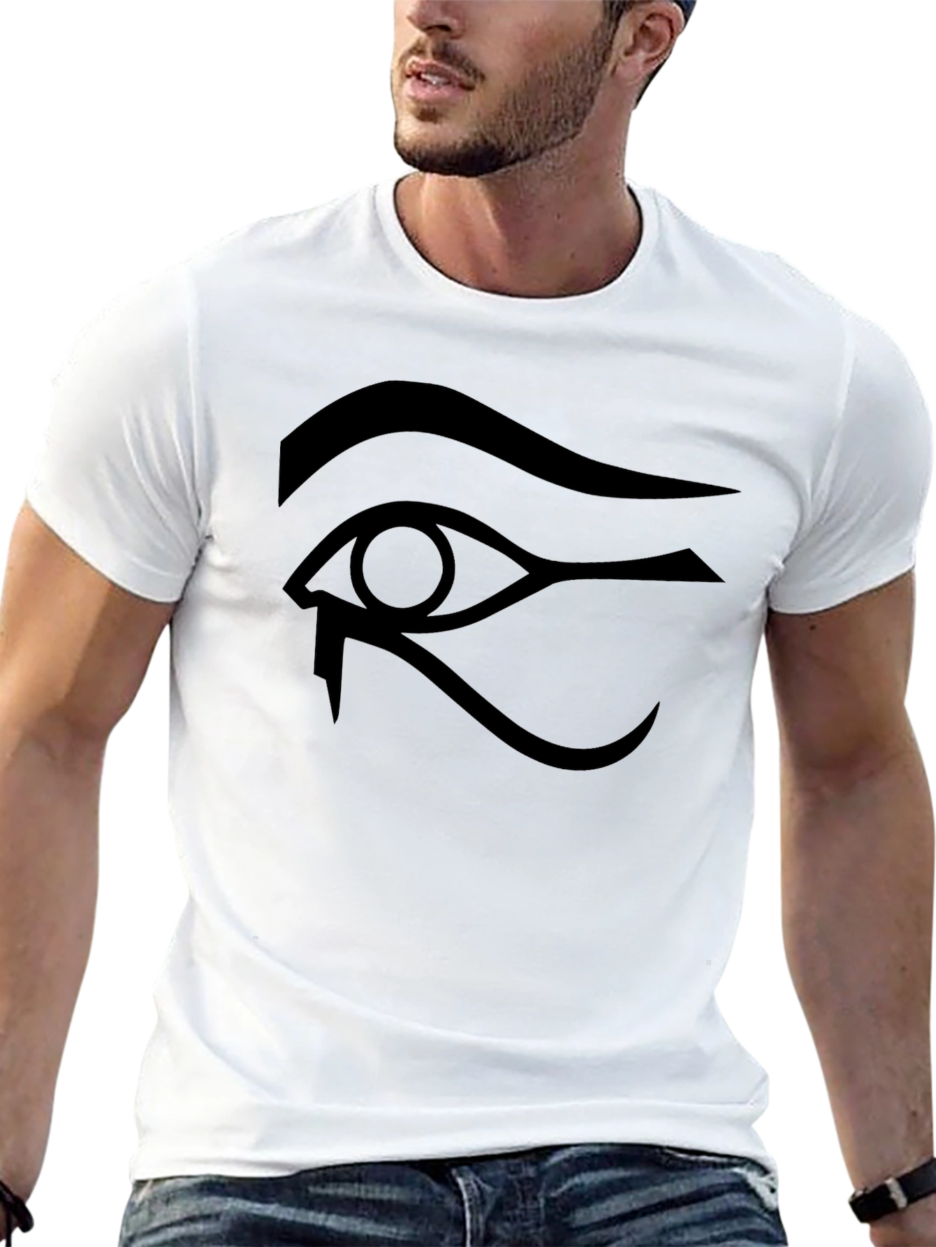 Eye of Horus Black Graphic T-Shirt