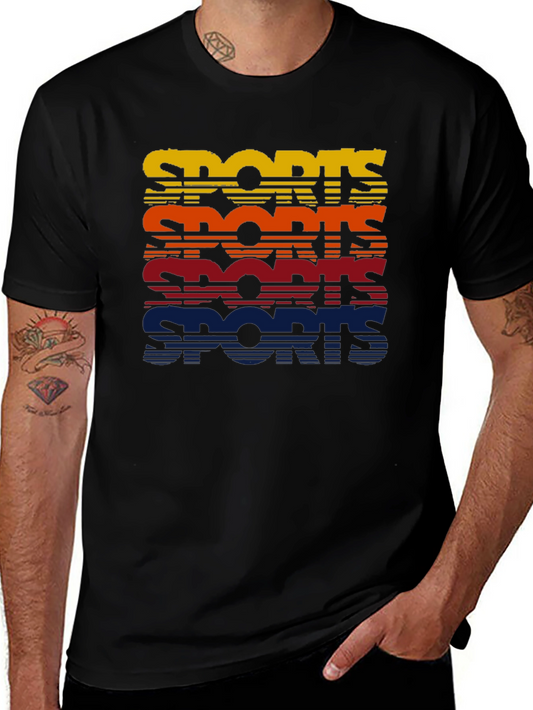 Retro Sports Graphic Tee - Athletic Style