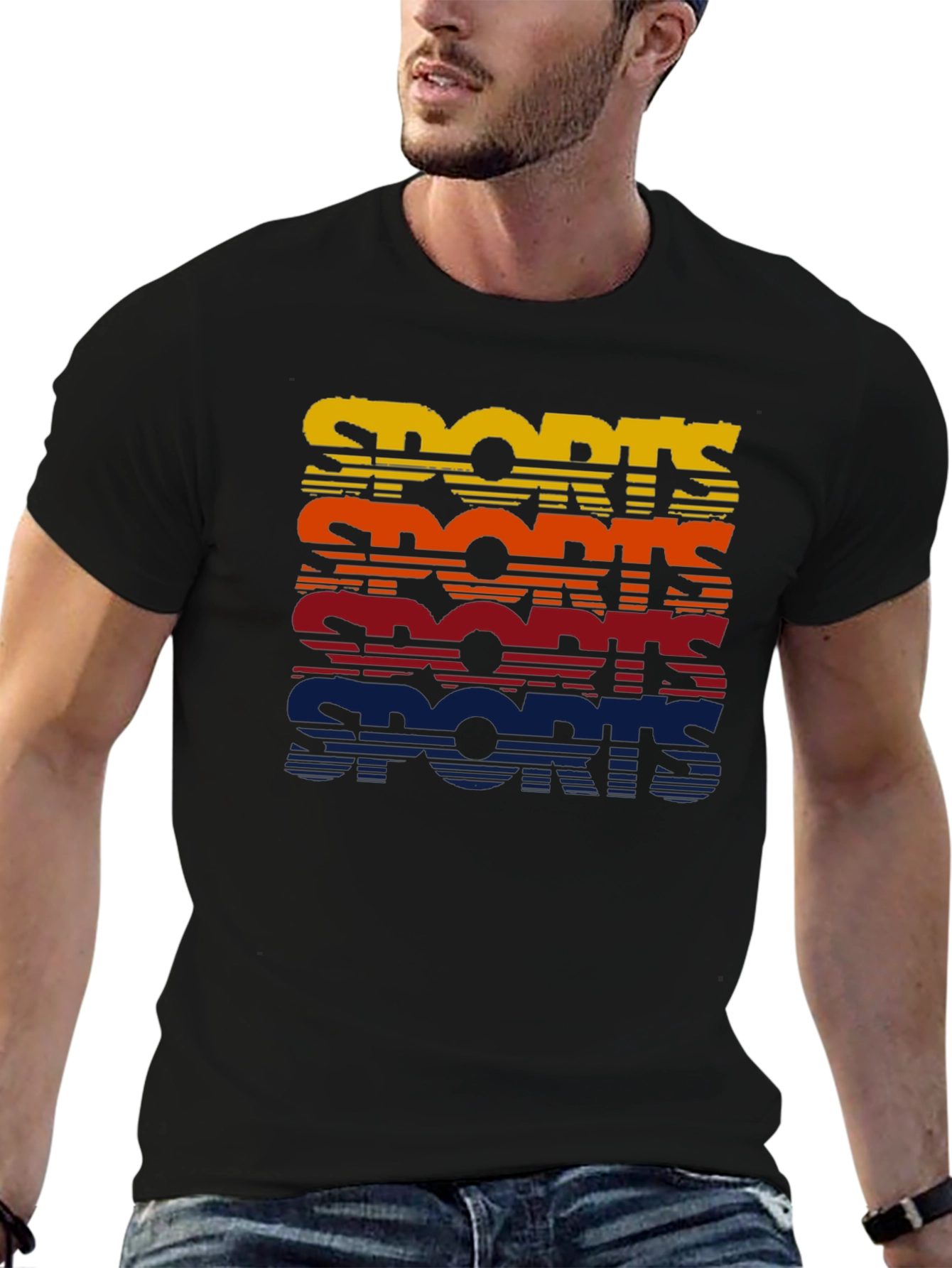 Retro Sports Graphic Tee - Athletic Style
