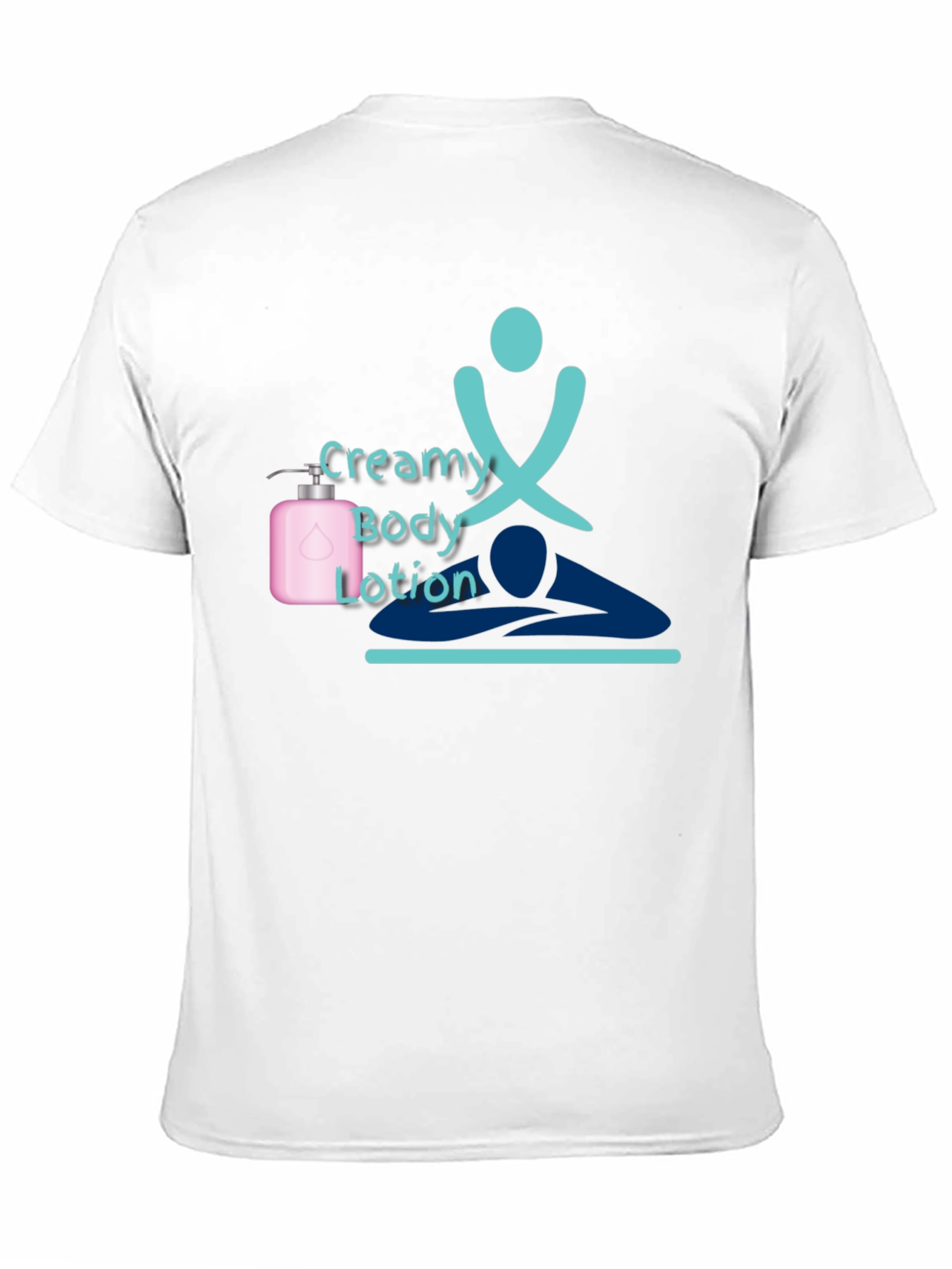 Creamy Body Lotion T-Shirt Spa Relaxation Design