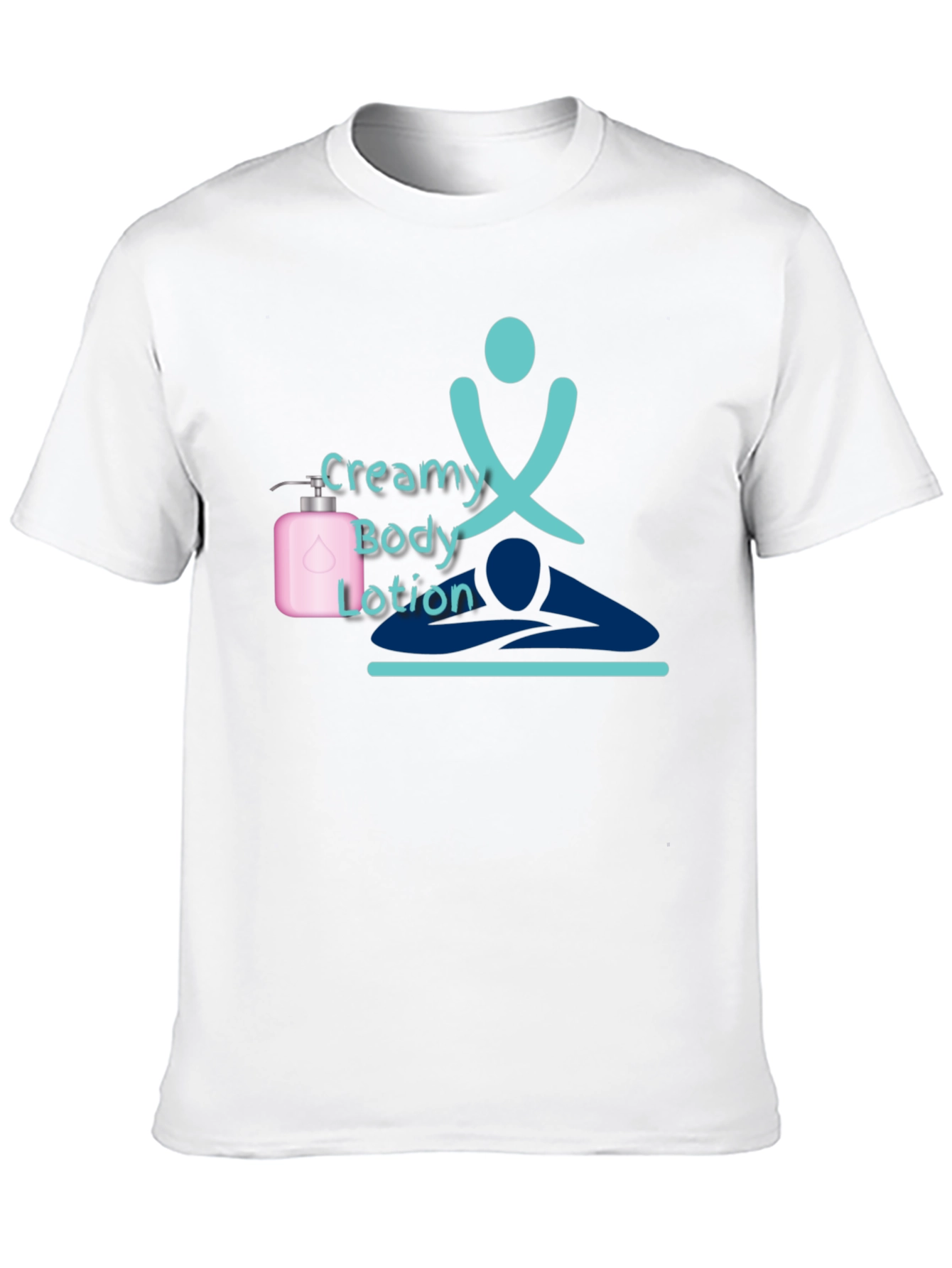 Creamy Body Lotion T-Shirt Spa Relaxation Design