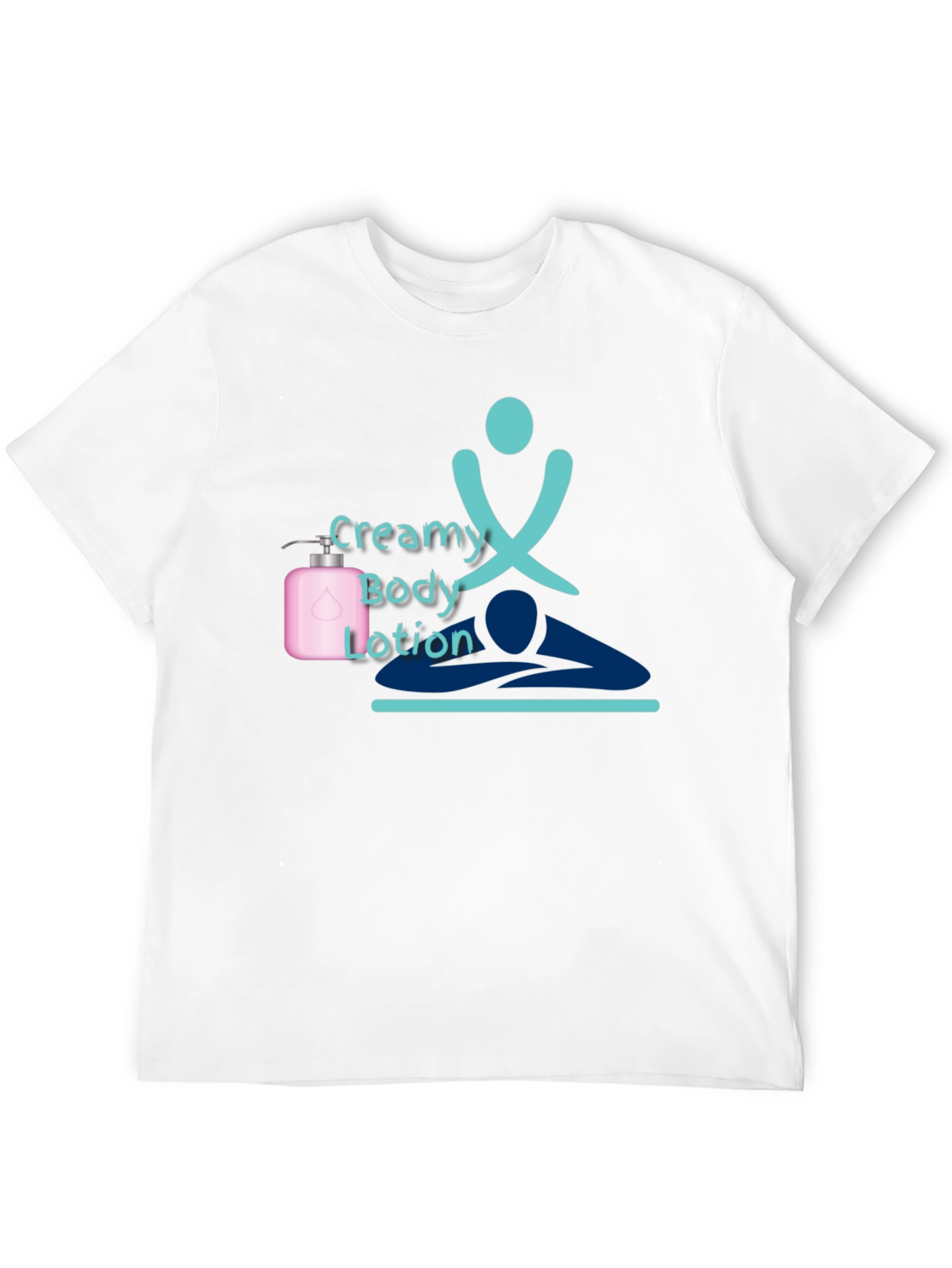 Creamy Body Lotion T-Shirt Spa Relaxation Design