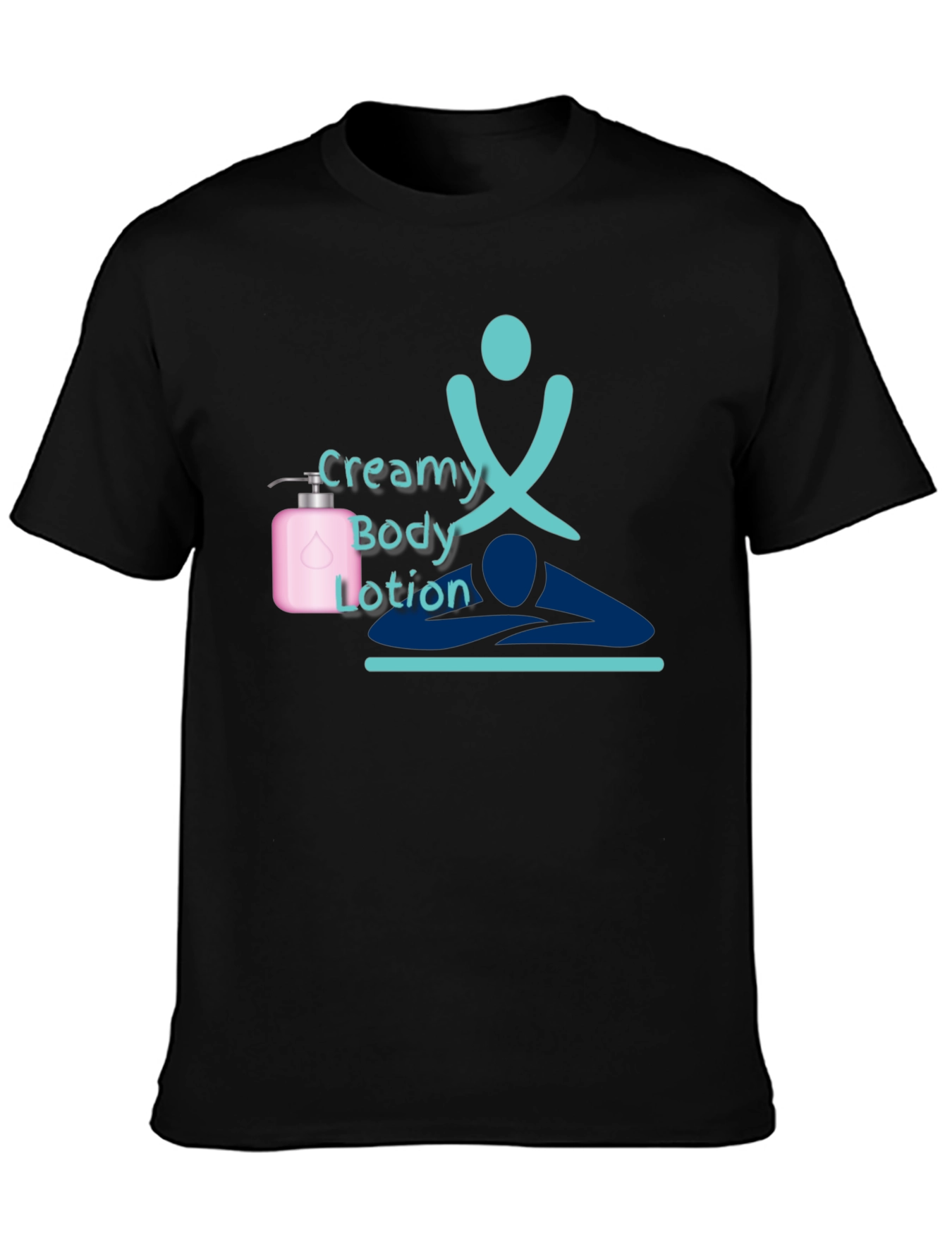 Creamy Body Lotion T-Shirt Spa Relaxation Design