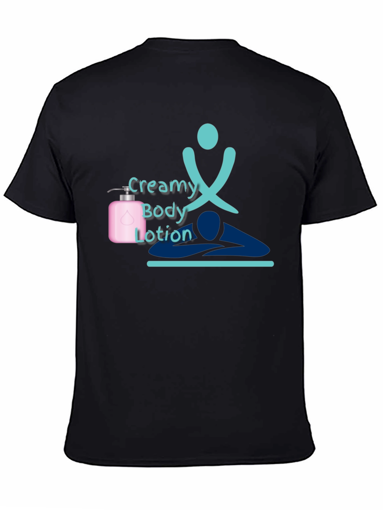Creamy Body Lotion T-Shirt Spa Relaxation Design