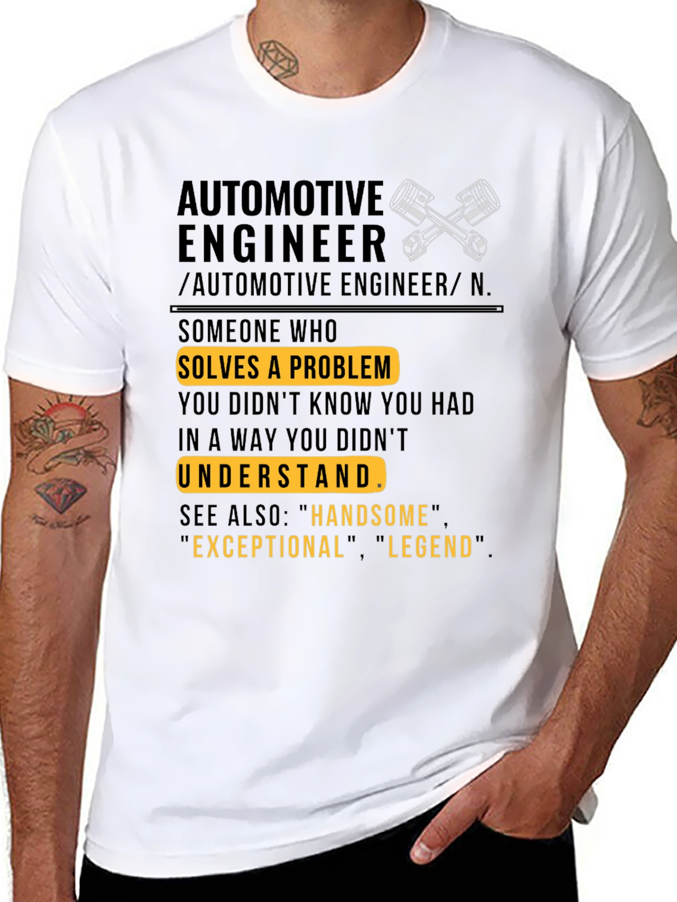 Automotive Engineer Definition T-Shirt
