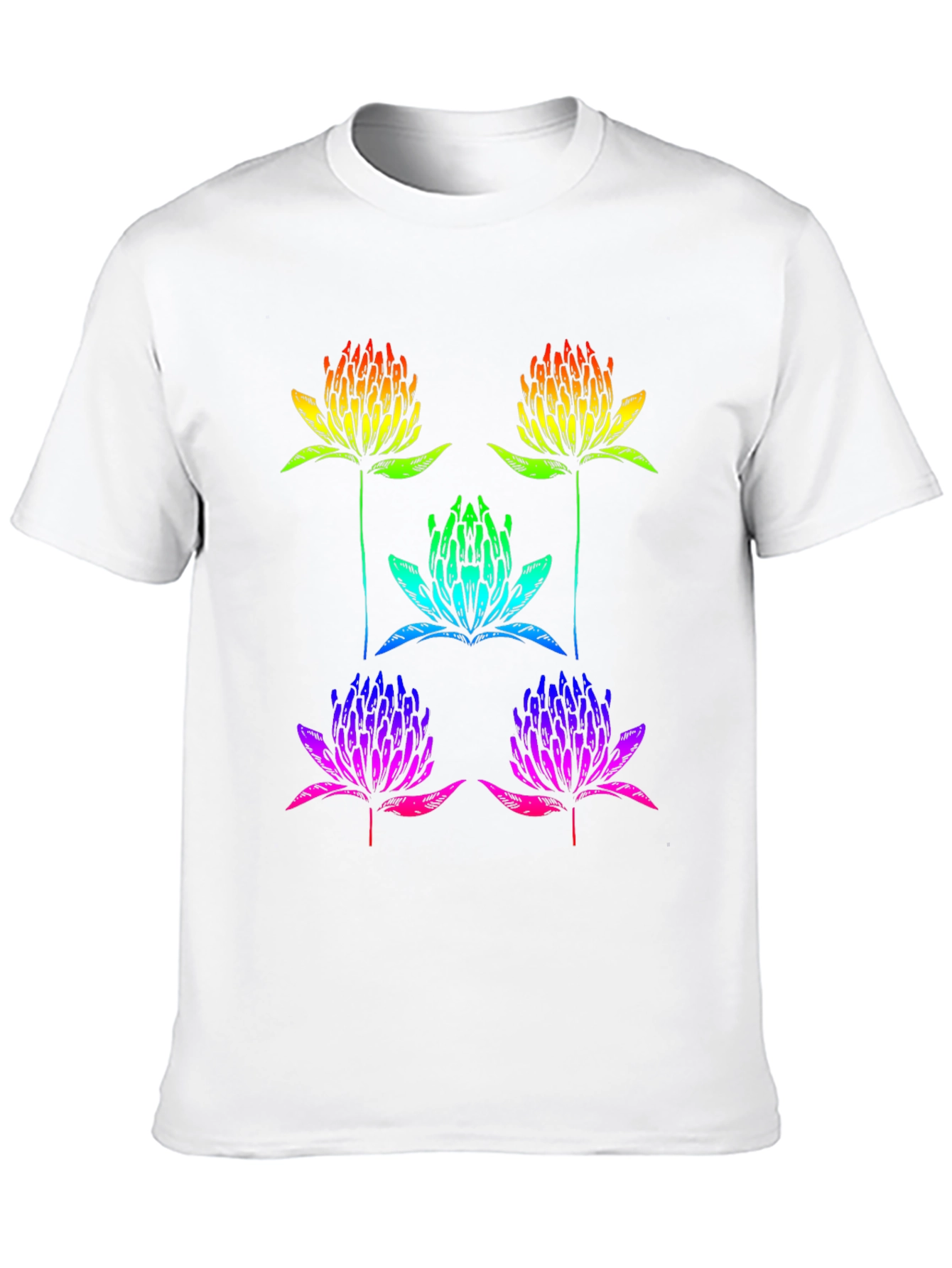 Rainbow Flower Graphic Tee