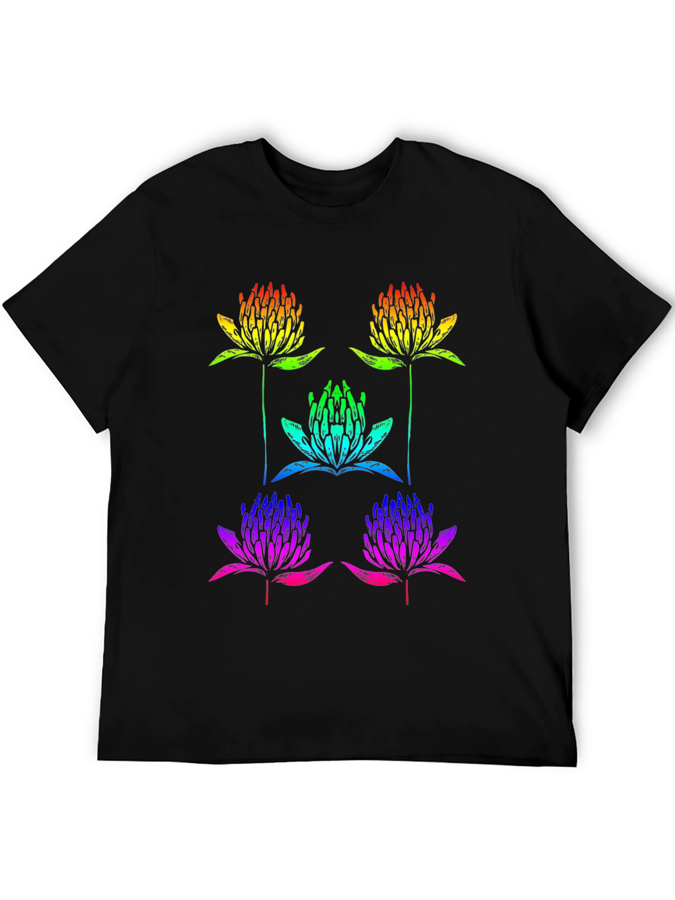 Rainbow Flower Graphic Tee