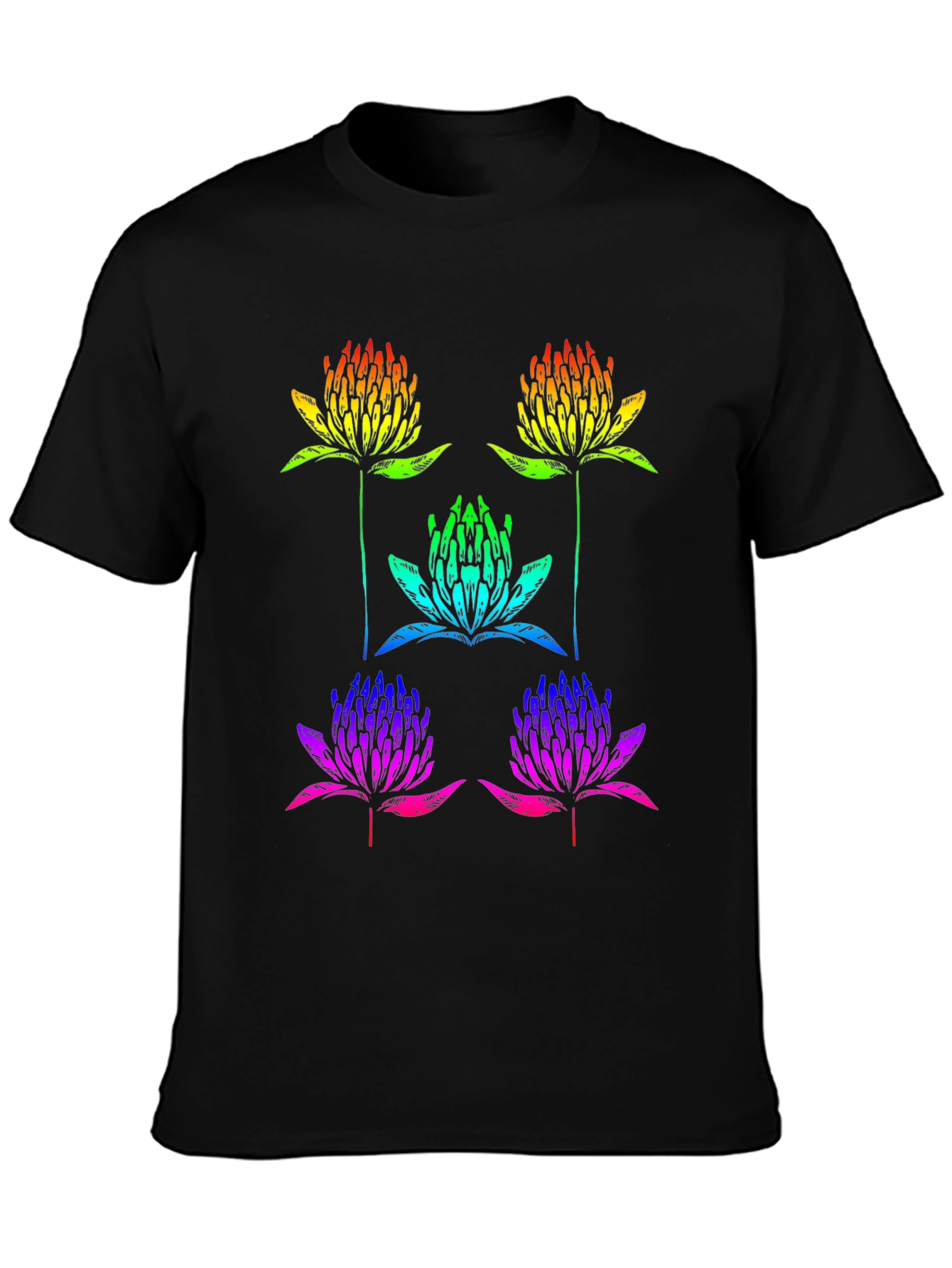 Rainbow Flower Graphic Tee