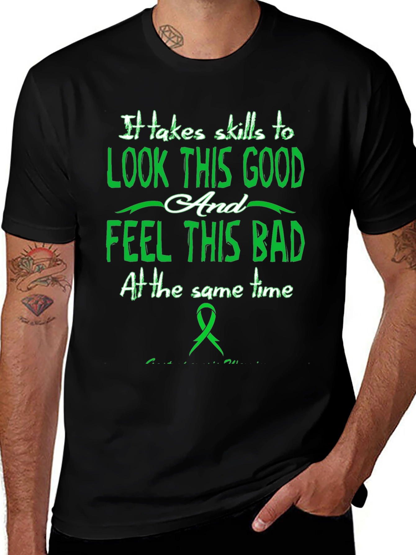 Skills To Look This Good Black T-Shirt