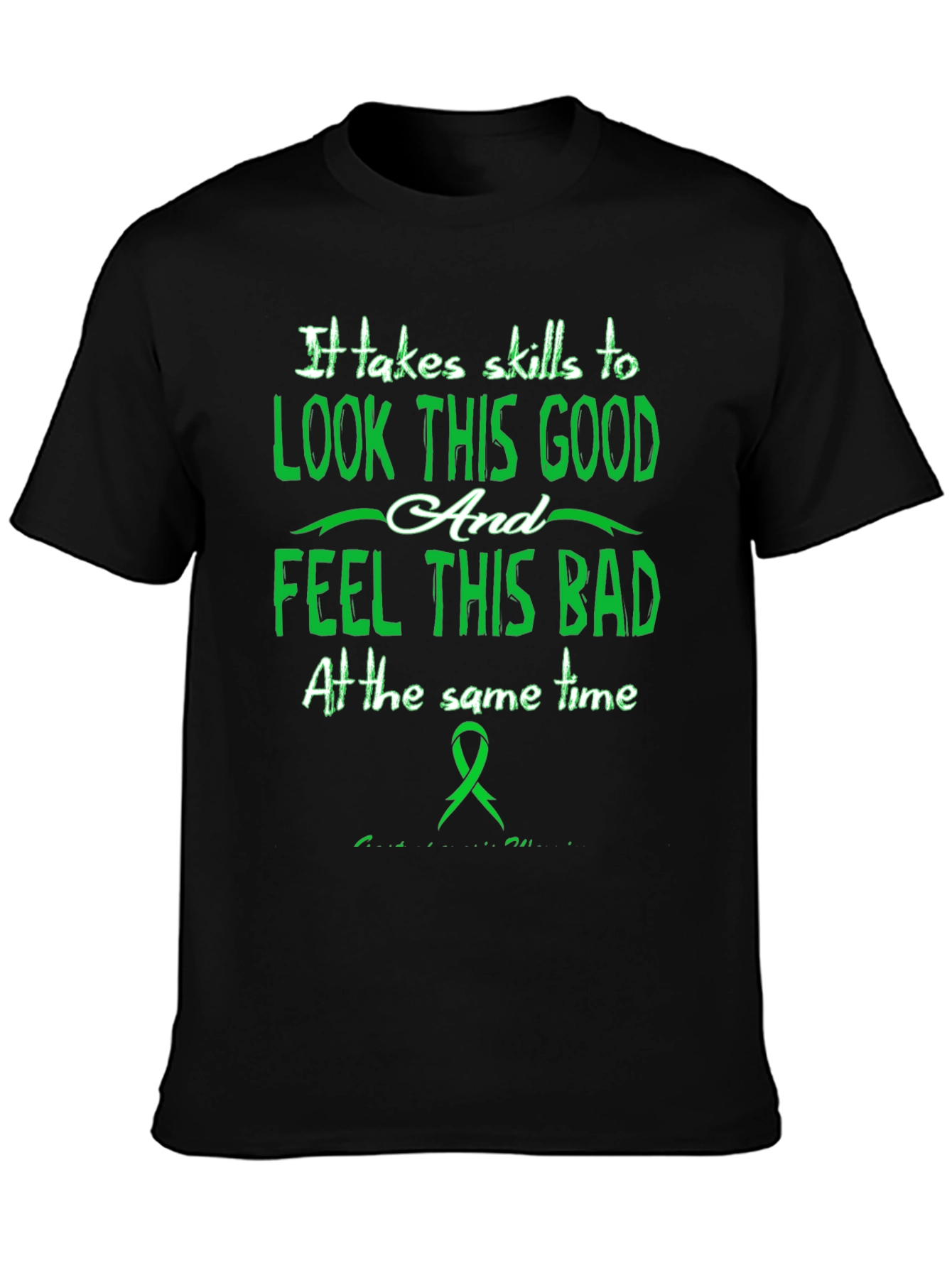 Skills To Look This Good Black T-Shirt
