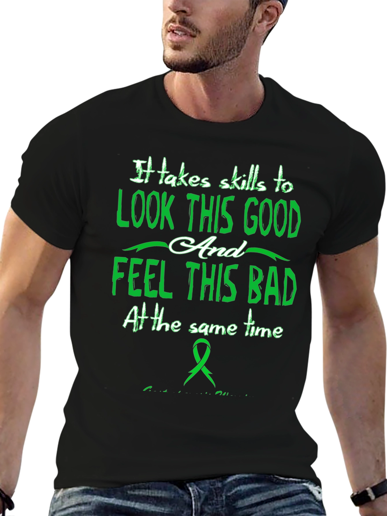 Skills To Look This Good Black T-Shirt