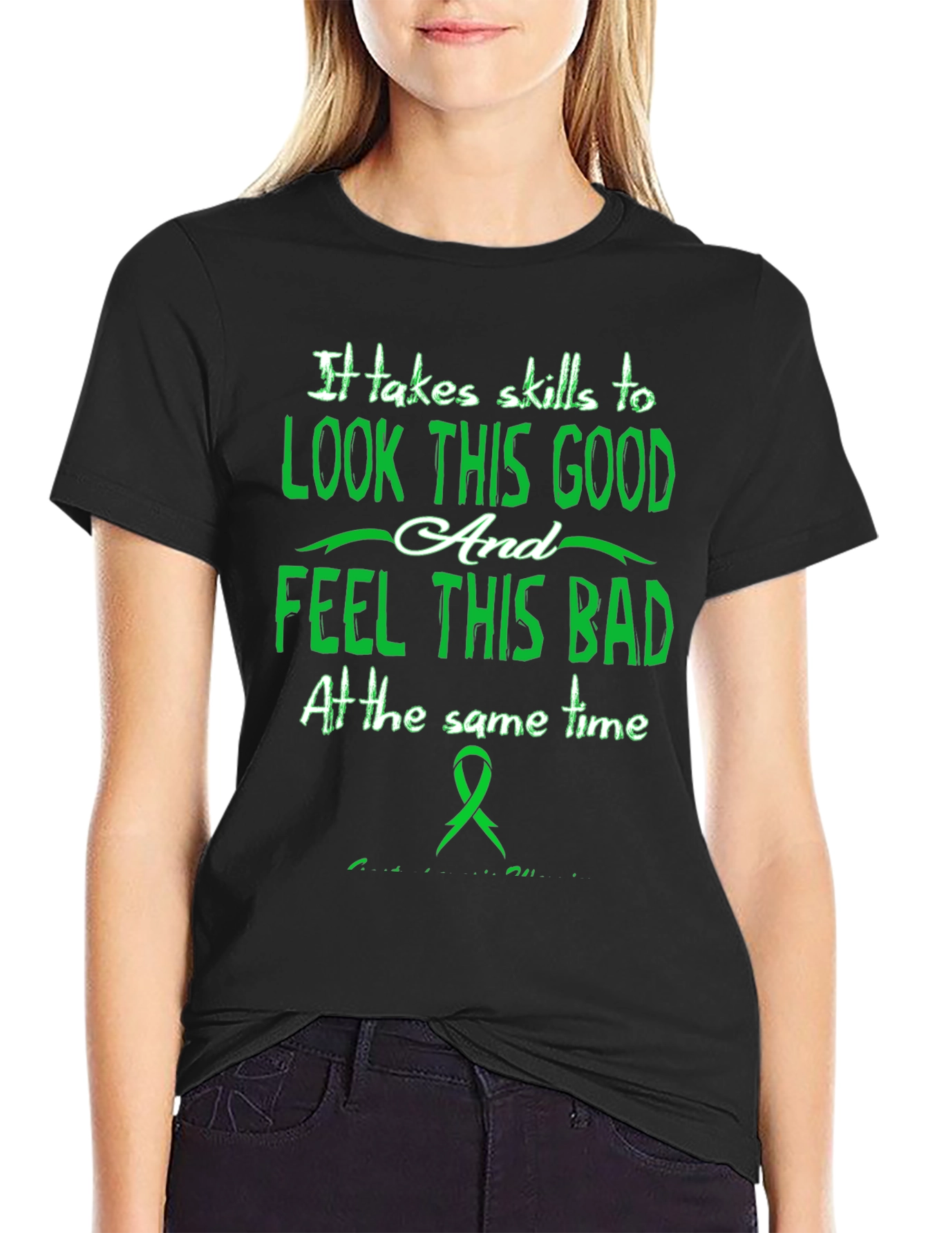 Skills To Look This Good Black T-Shirt