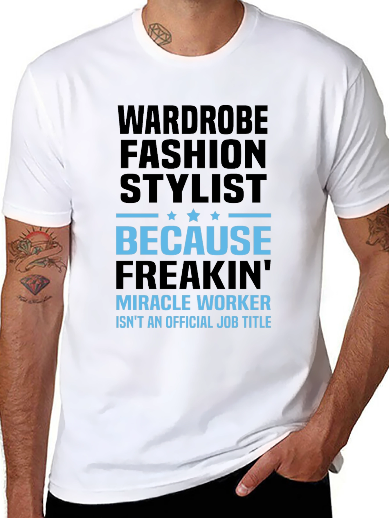 Wardrobe Fashion Stylist Black T-Shirt