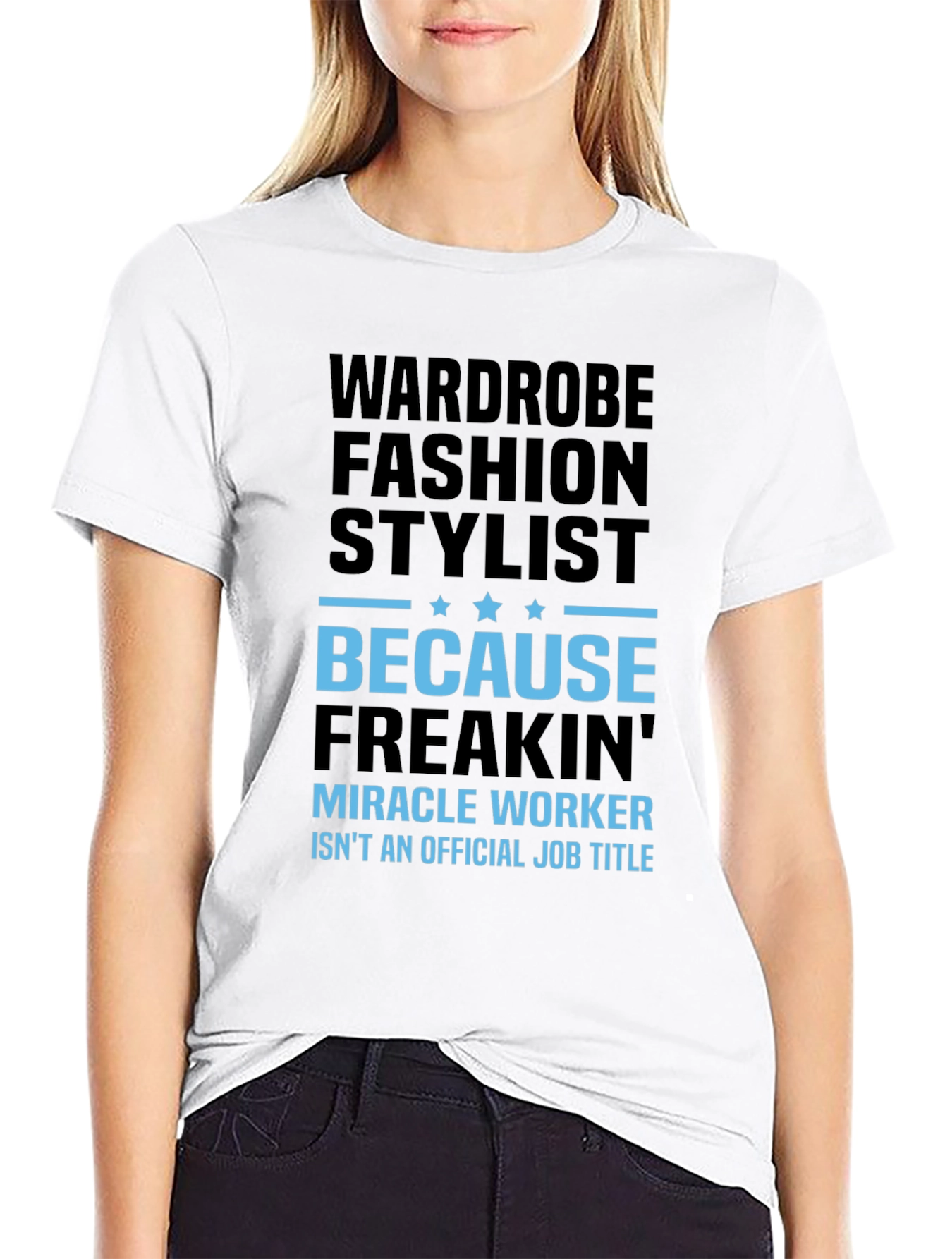 Wardrobe Fashion Stylist Black T-Shirt