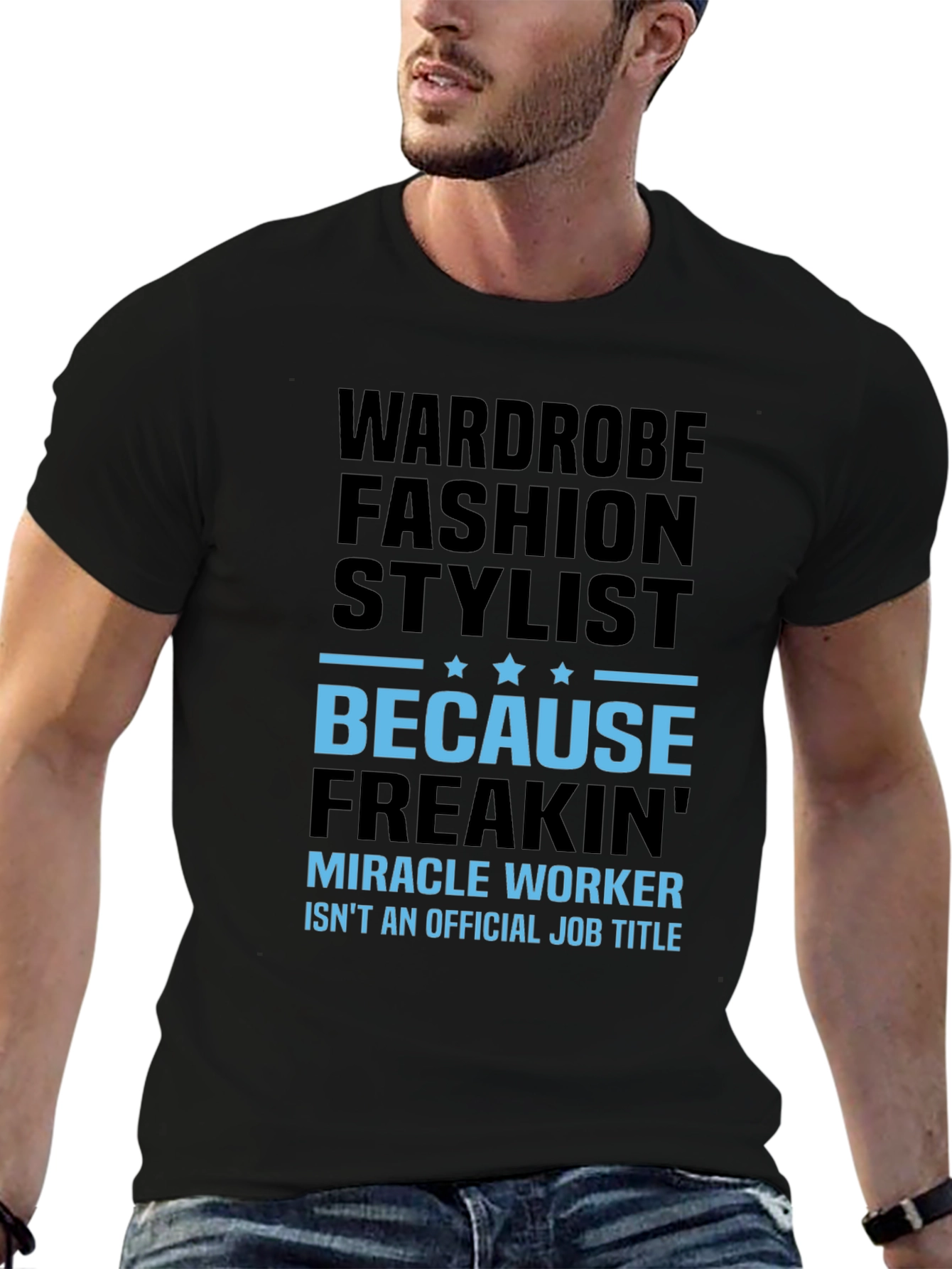 Wardrobe Fashion Stylist Black T-Shirt