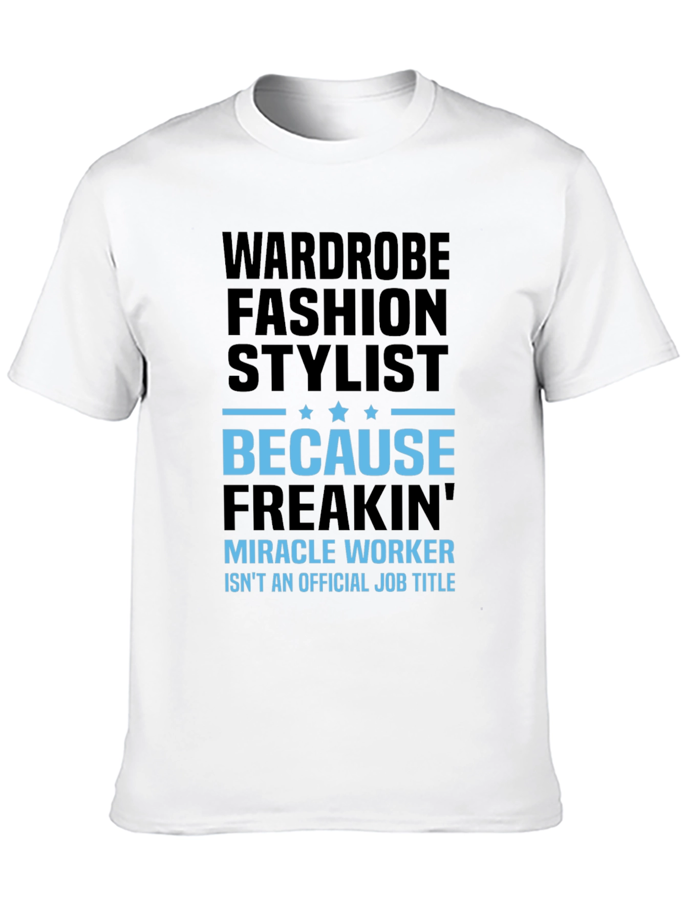 Wardrobe Fashion Stylist Black T-Shirt
