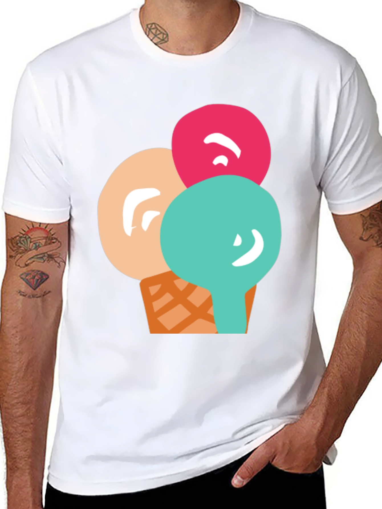 Ice Cream Graphic Tee - Stylish Casual Wear