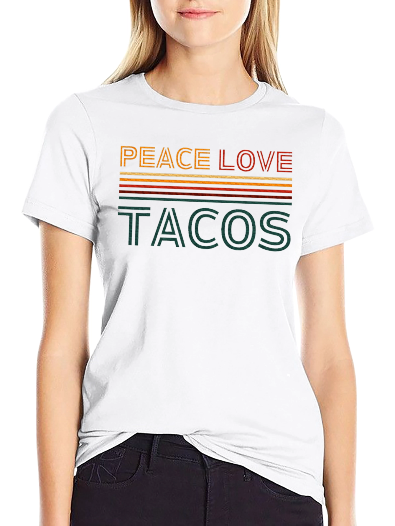 Peace Love Tacos Graphic Tee