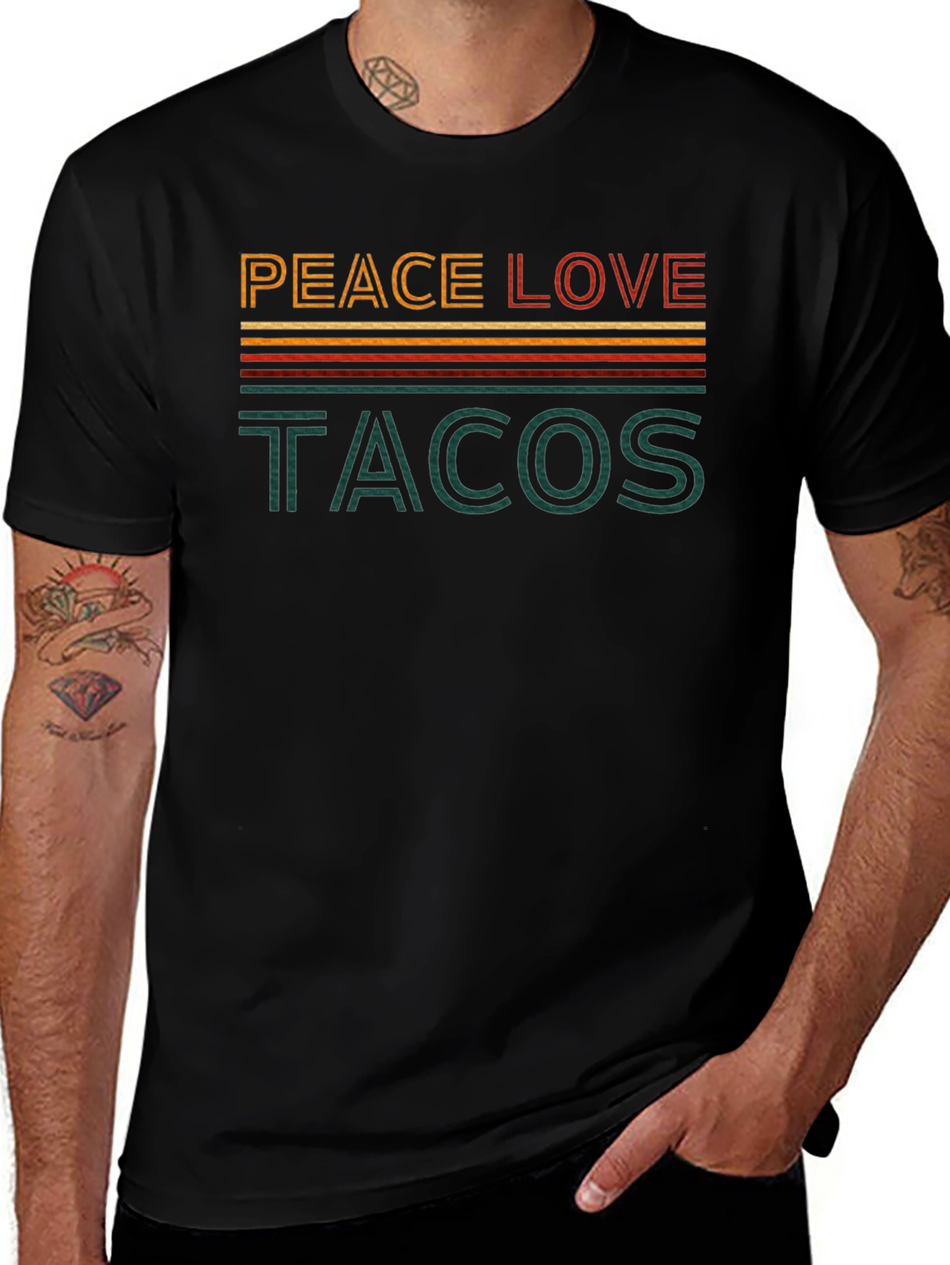 Peace Love Tacos Graphic Tee