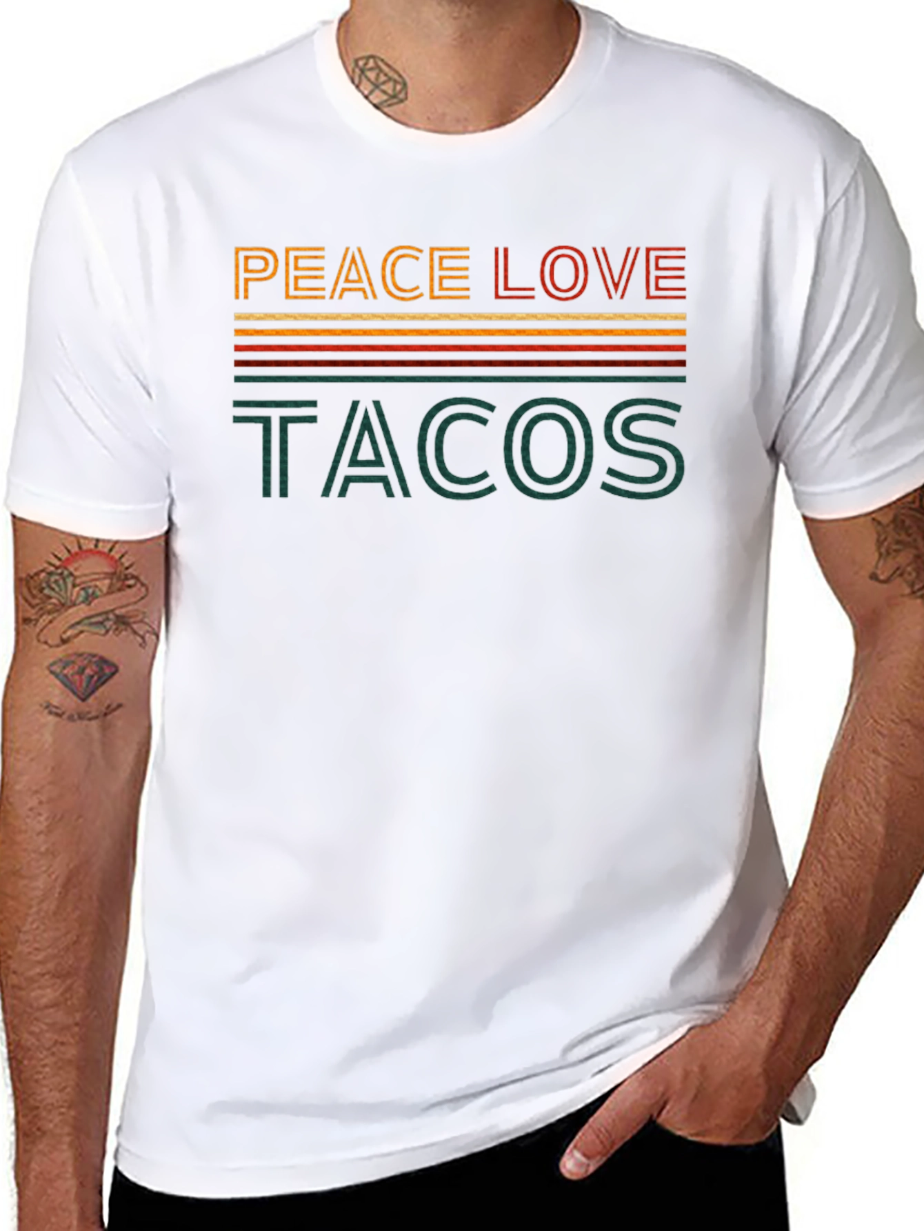 Peace Love Tacos Graphic Tee