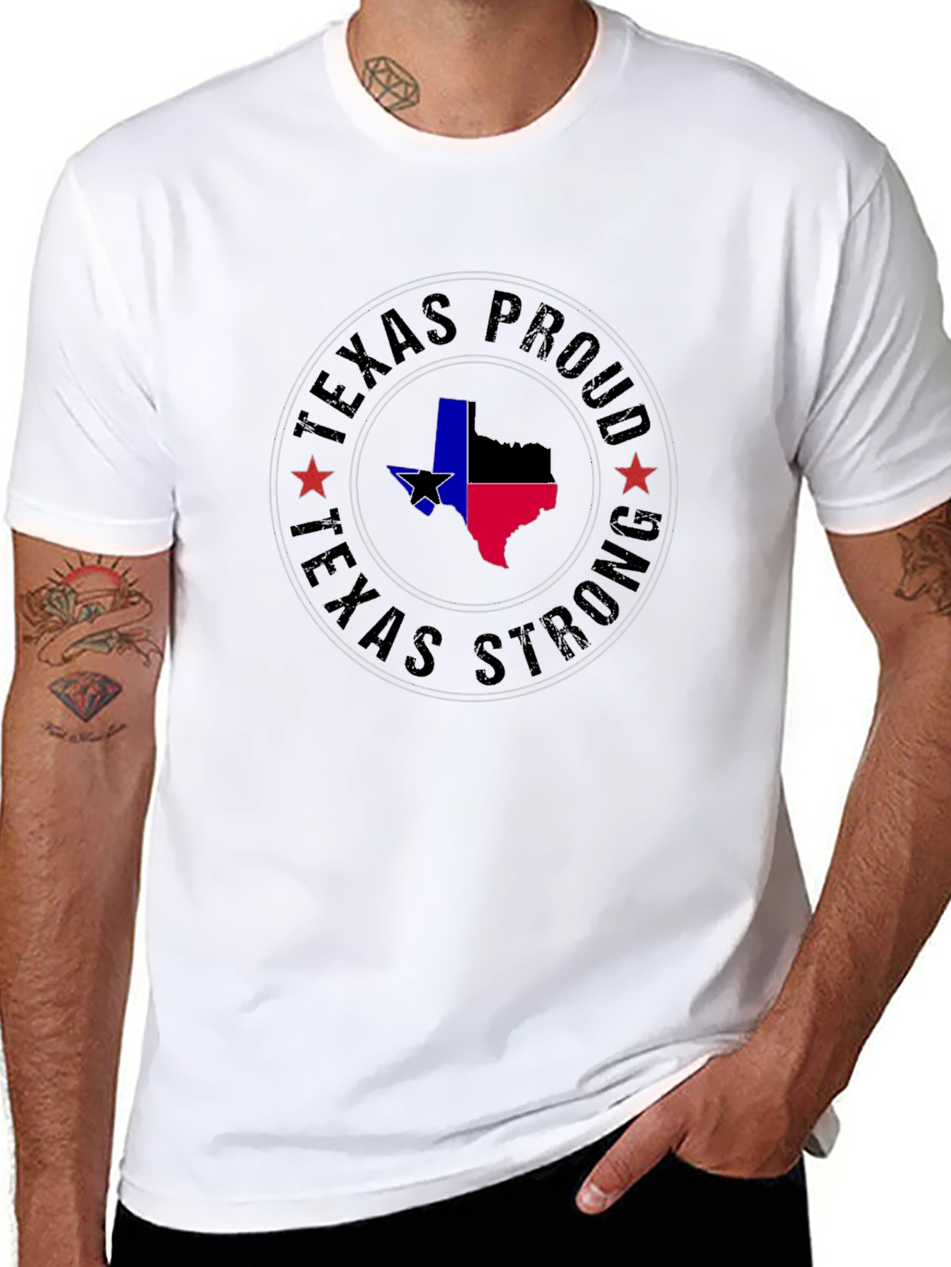 Texas Proud Strong Graphic T-Shirt