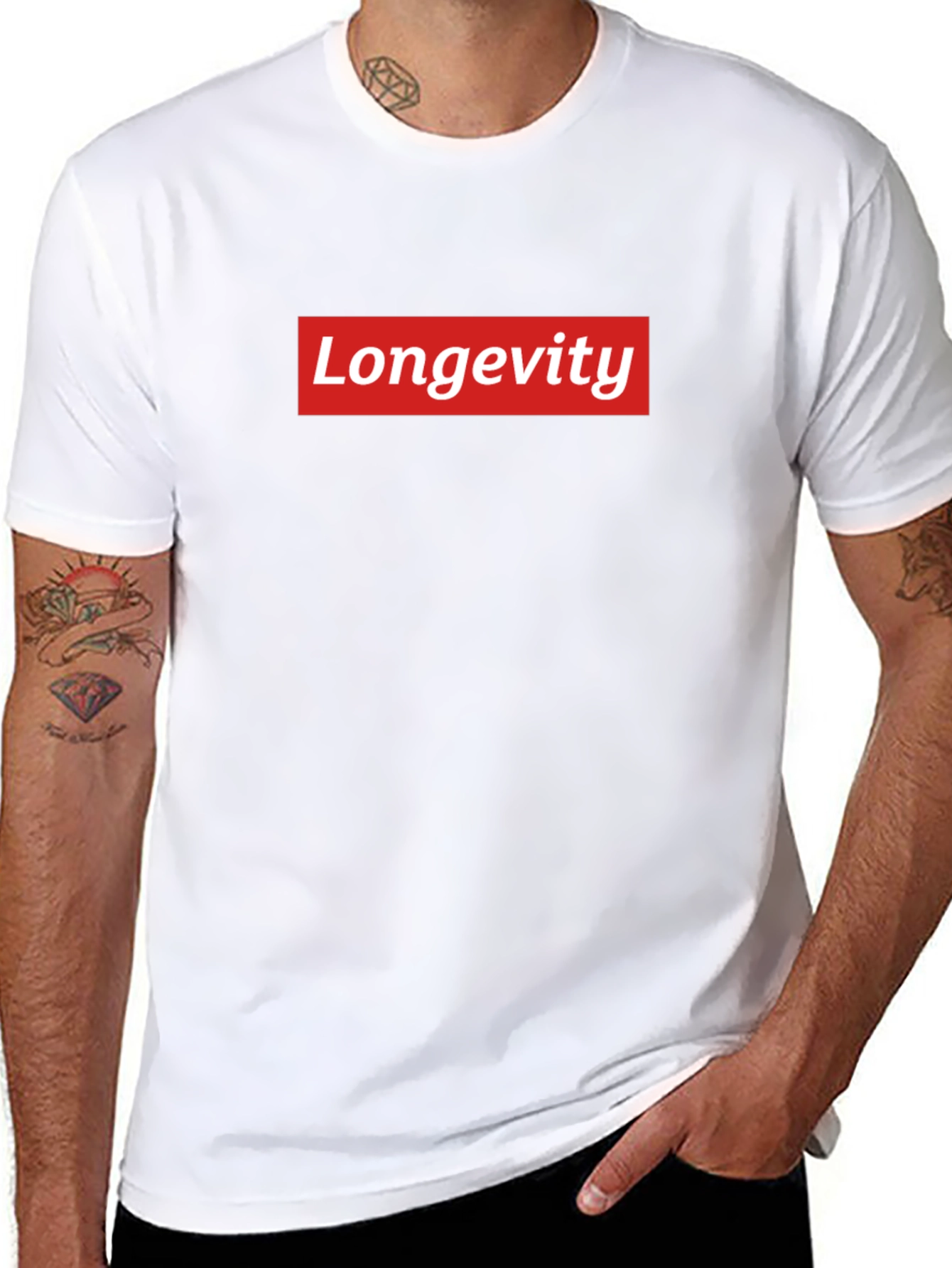Longevity Graphic Tee - Supreme Inspired