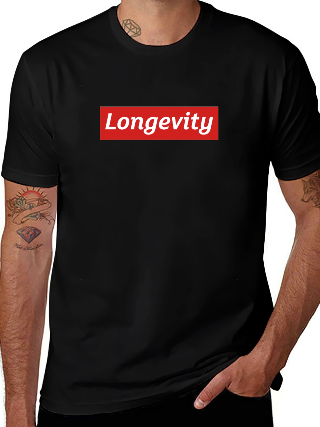 Longevity Graphic Tee - Supreme Inspired