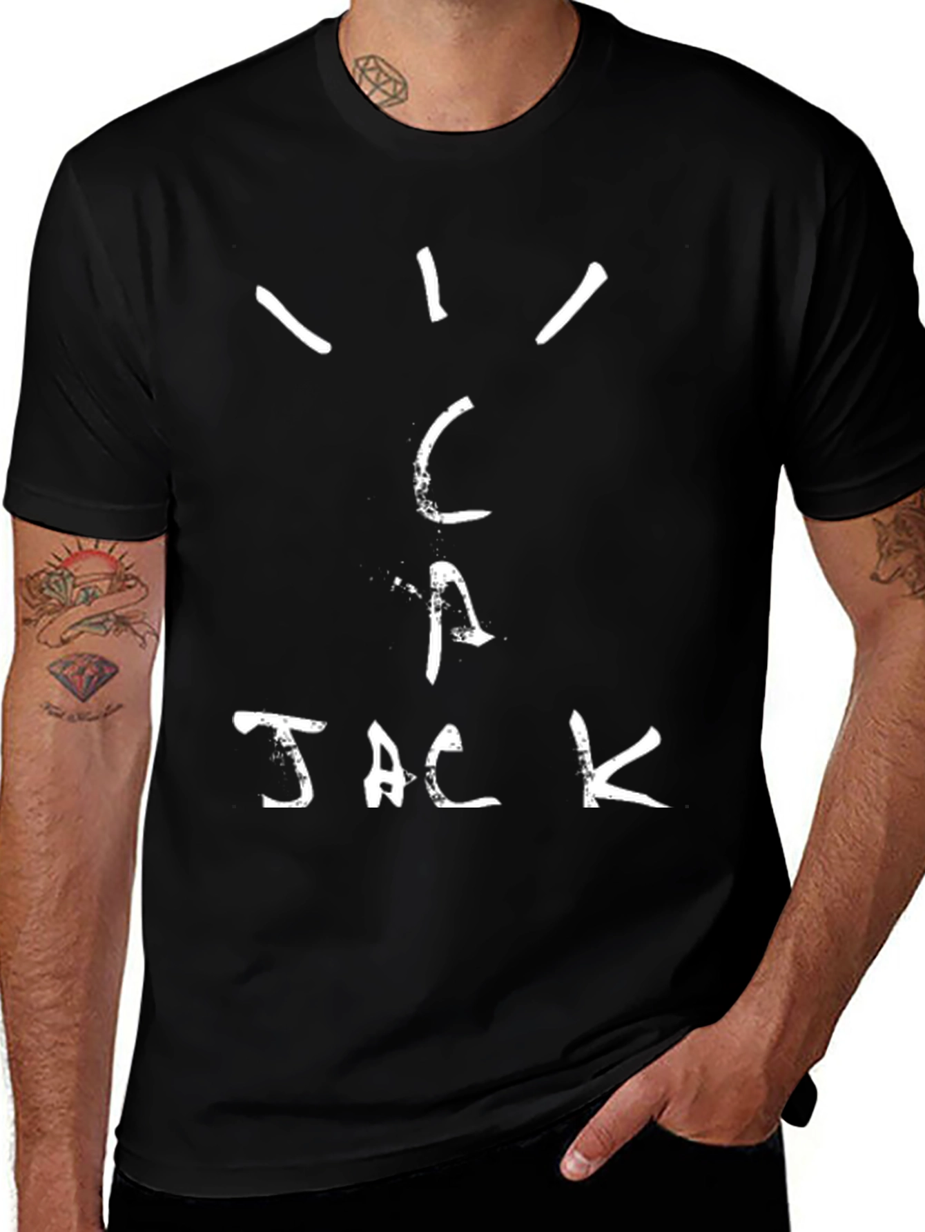 Cactus Jack Black Graphic Tee
