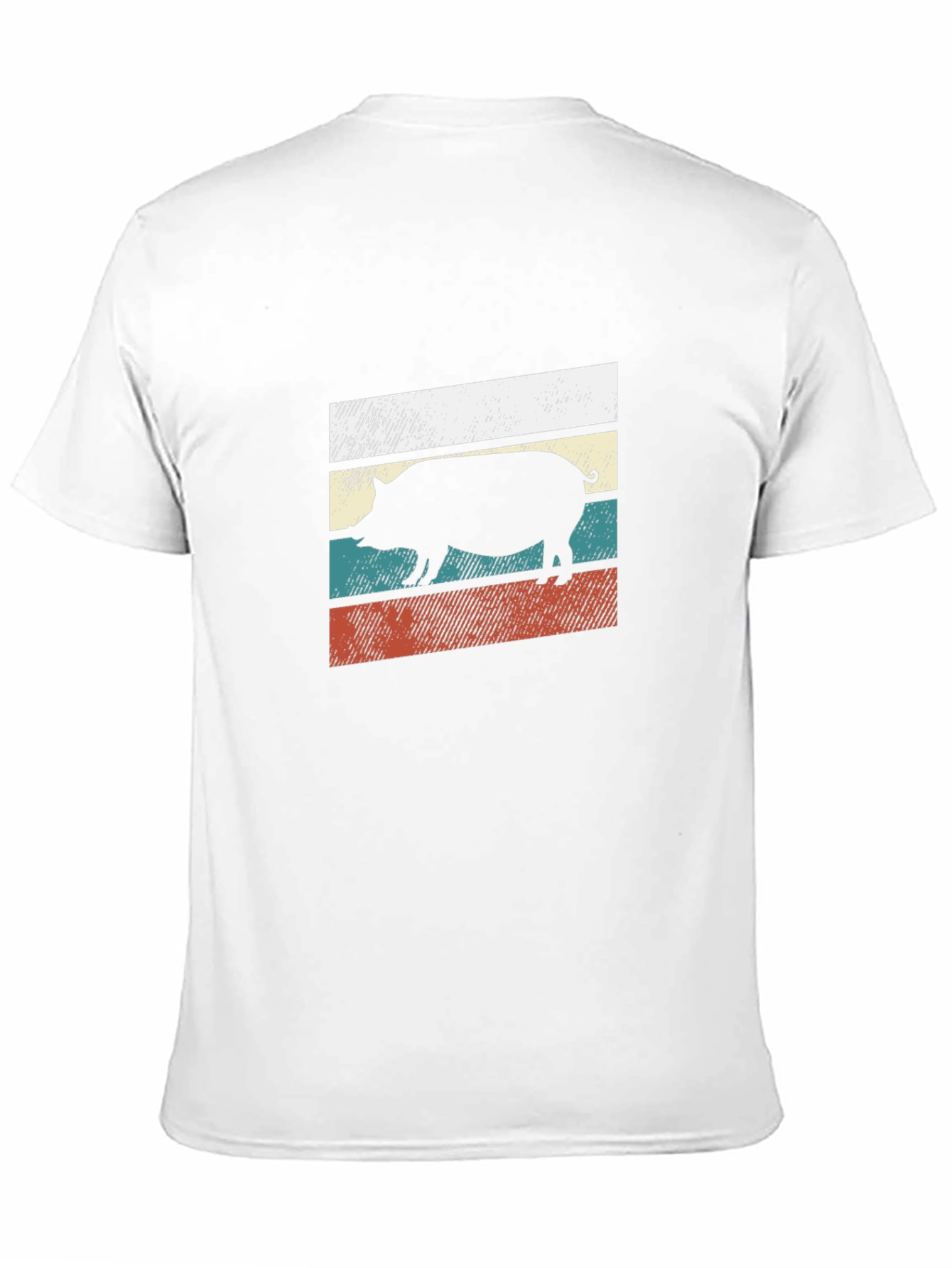 Retro Pig Silhouette T-Shirt