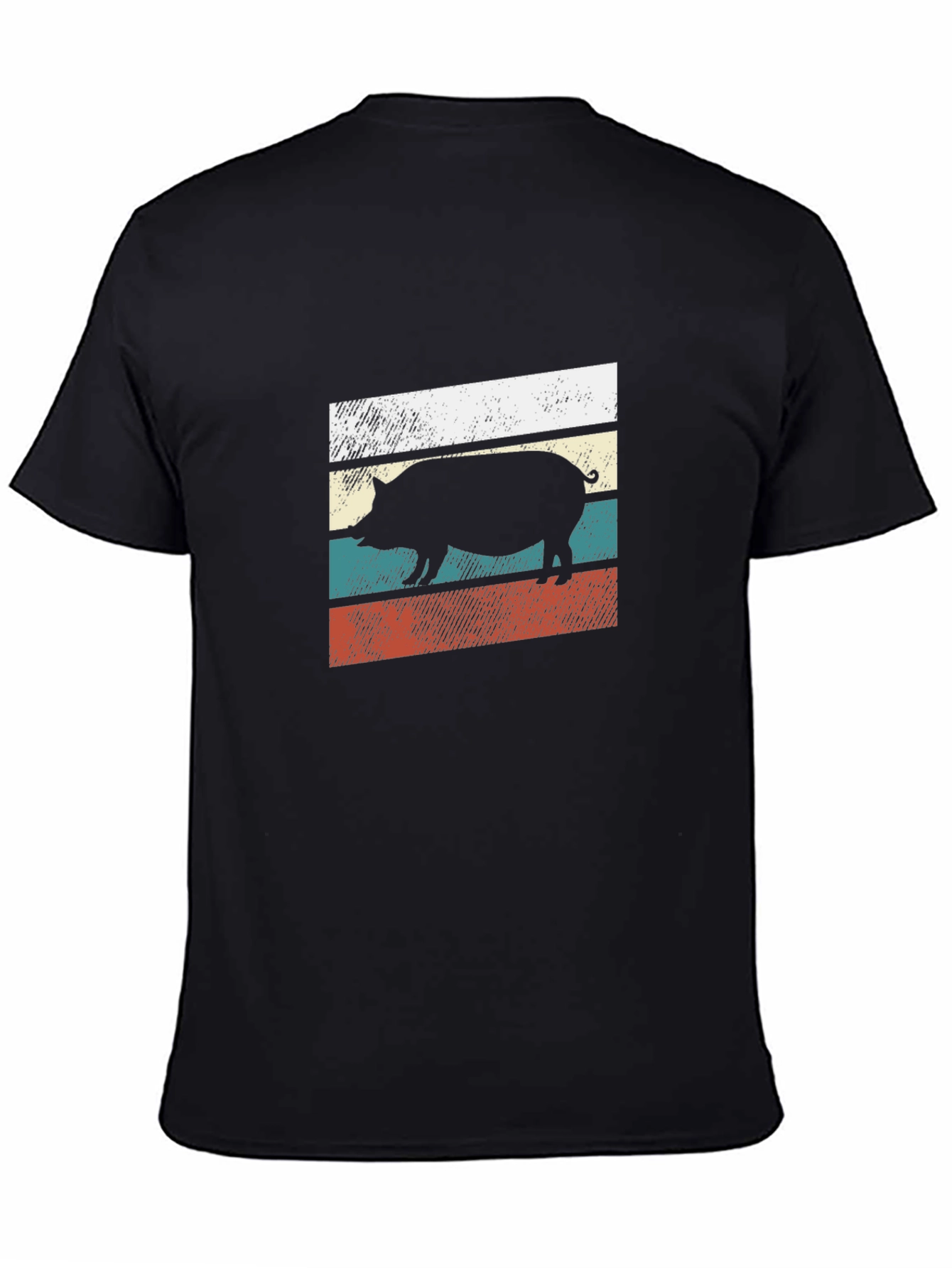 Retro Pig Silhouette T-Shirt