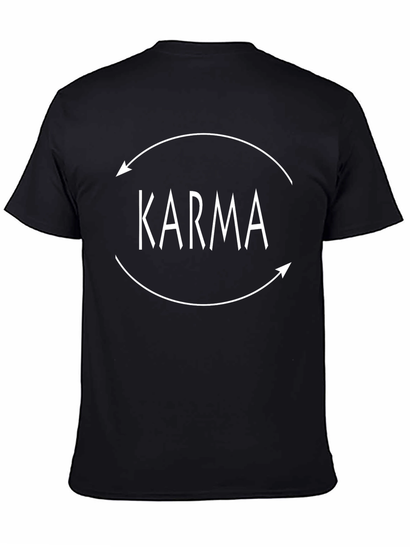 Karma T-Shirt - Black Graphic Tee