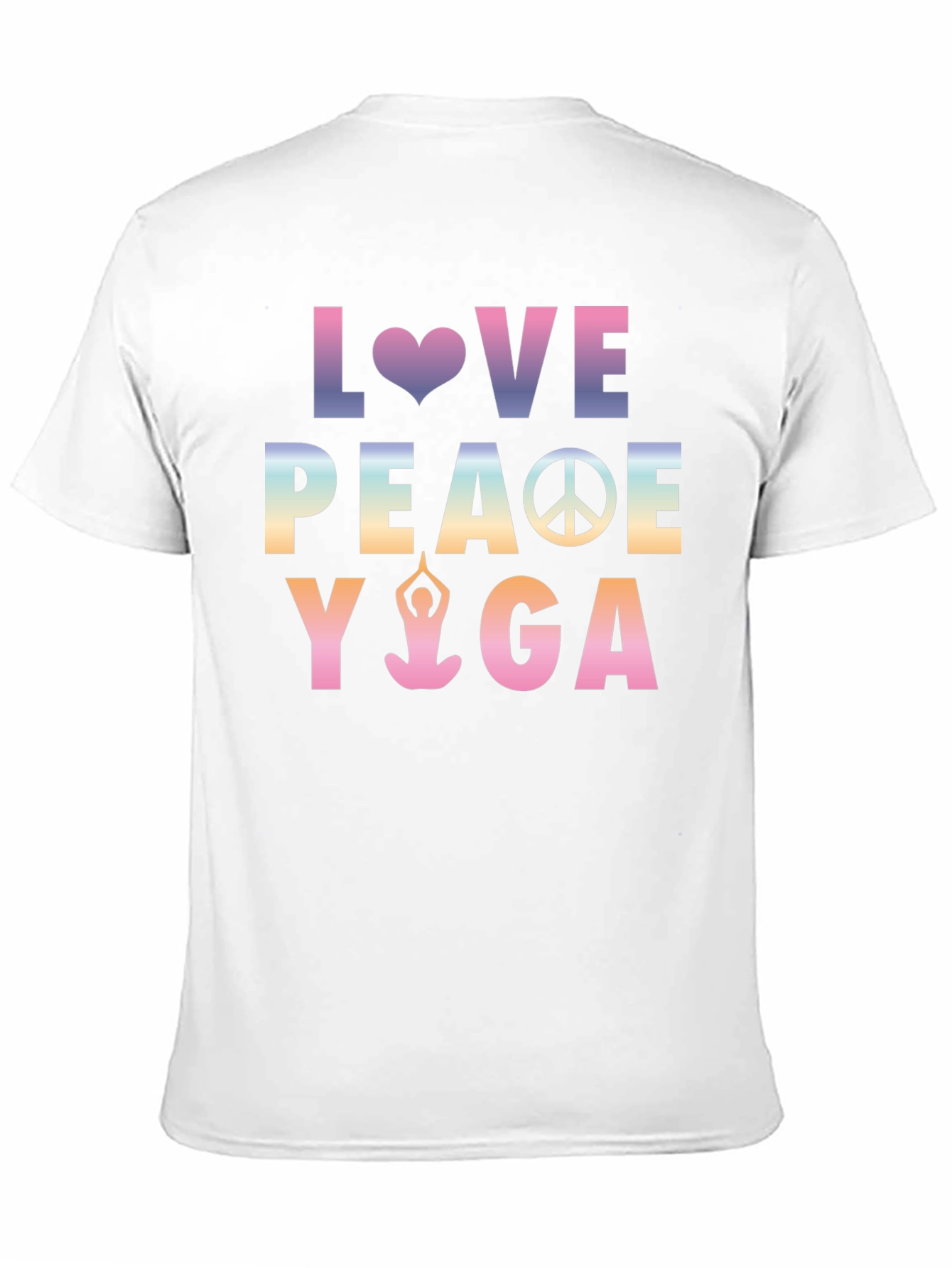 Love Peace Yoga Graphic T-Shirt