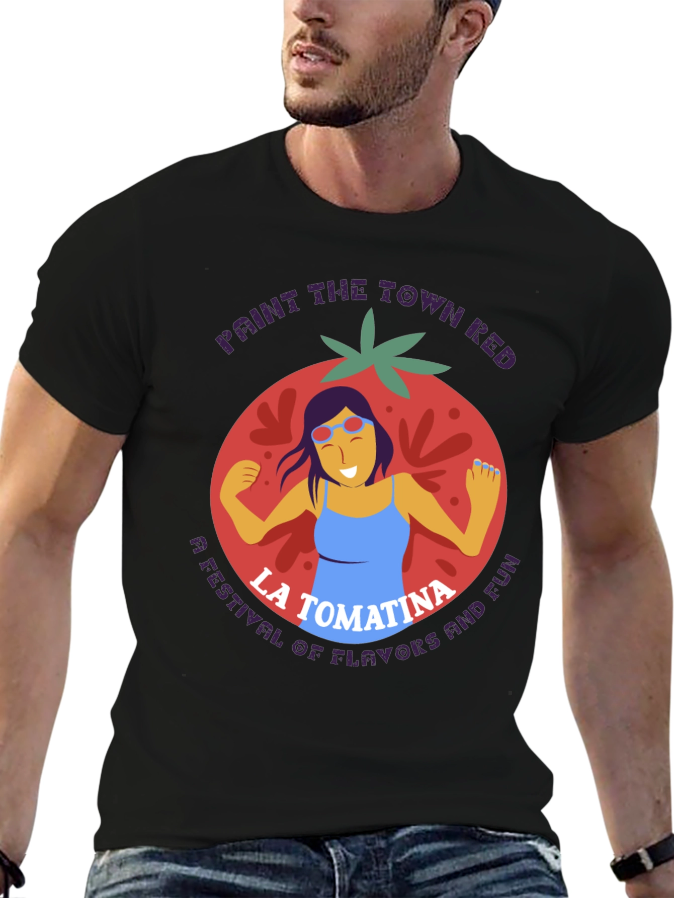La Tomatina Tomato Festival Graphic T-Shirt