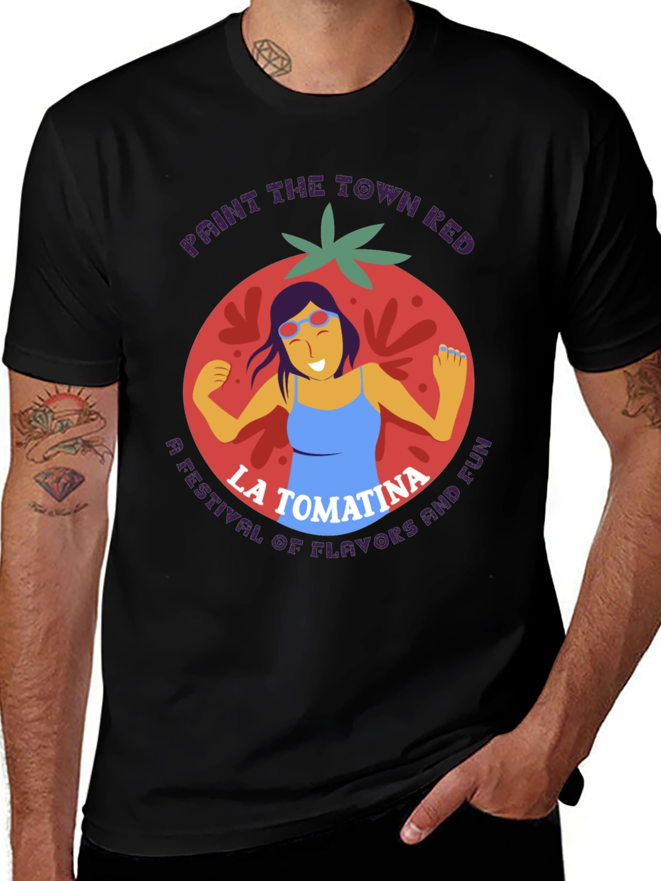 La Tomatina Tomato Festival Graphic T-Shirt