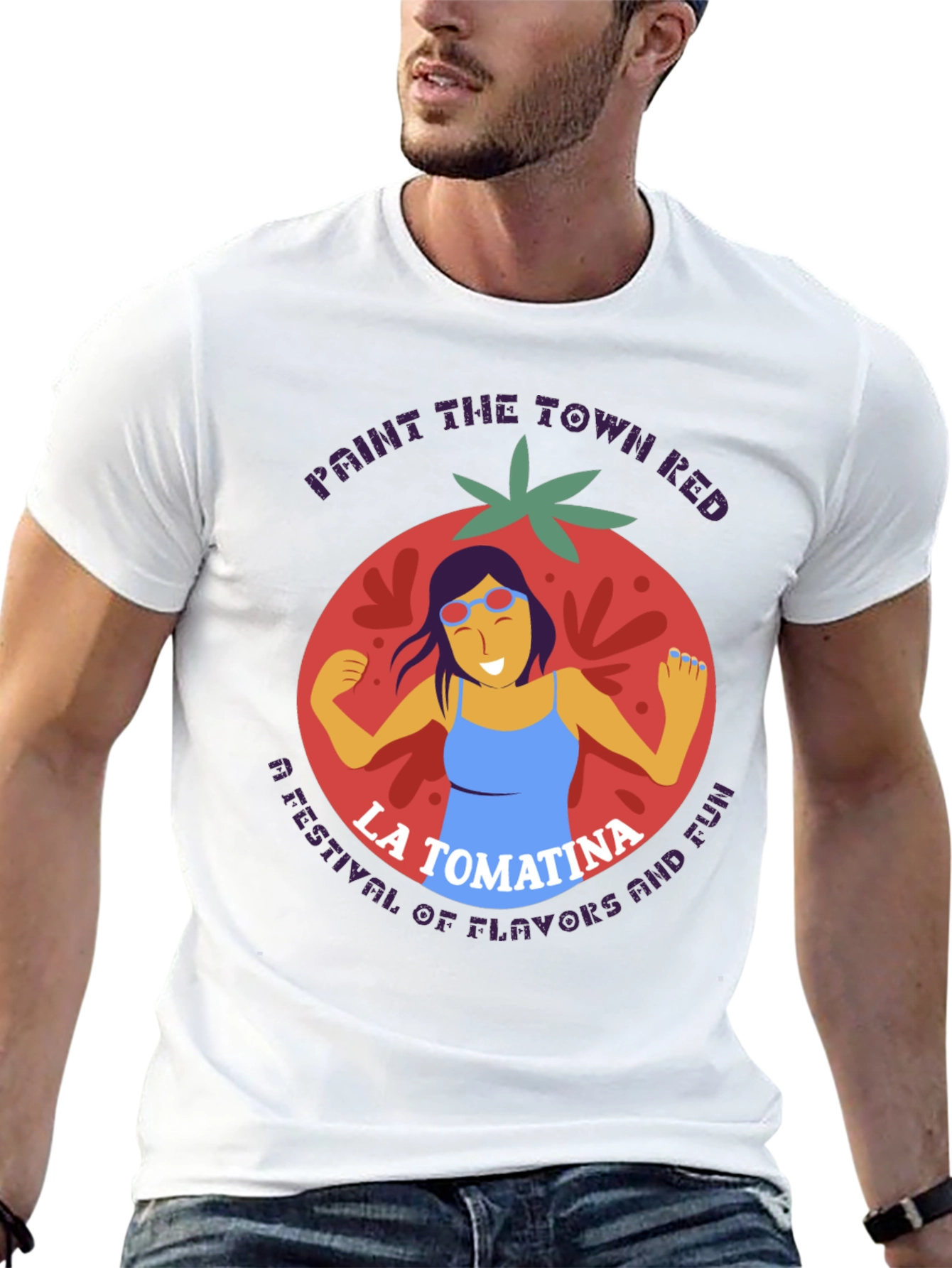 La Tomatina Tomato Festival Graphic T-Shirt