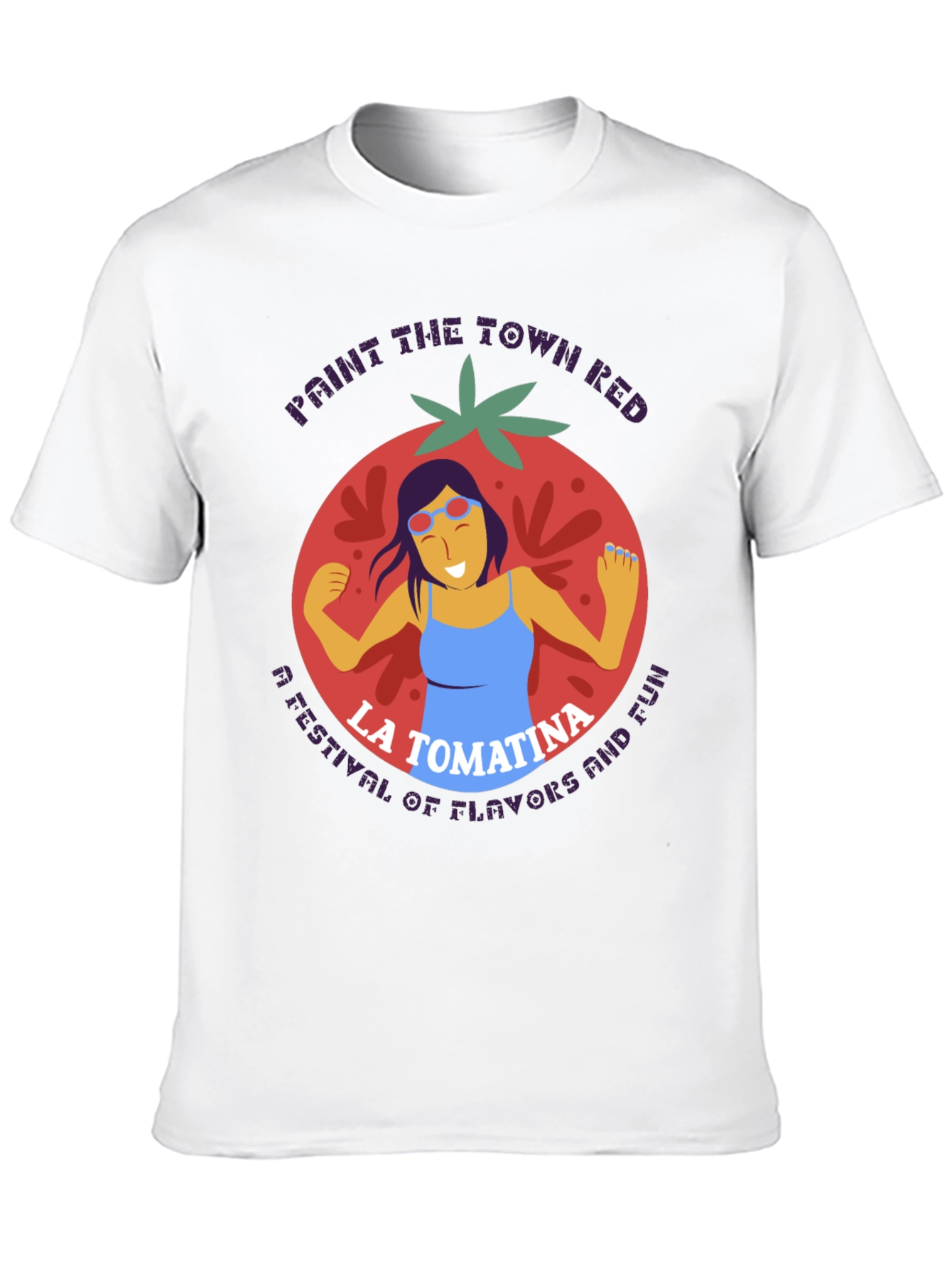 La Tomatina Tomato Festival Graphic T-Shirt