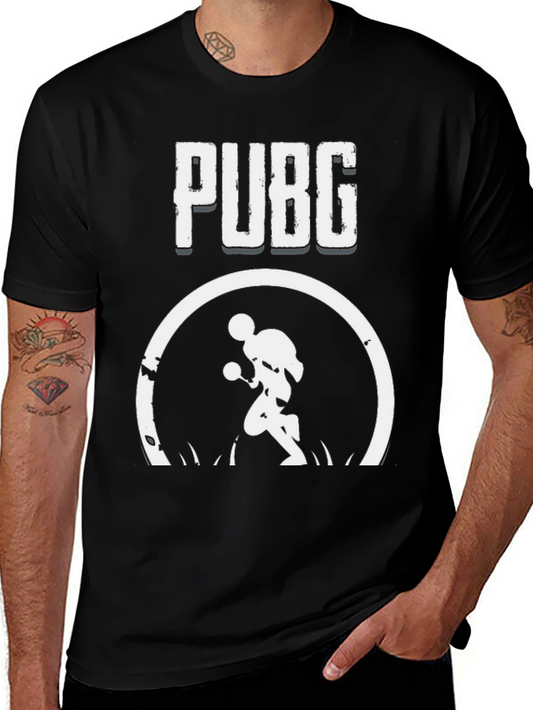 PUBG Player Black Graphic Tee