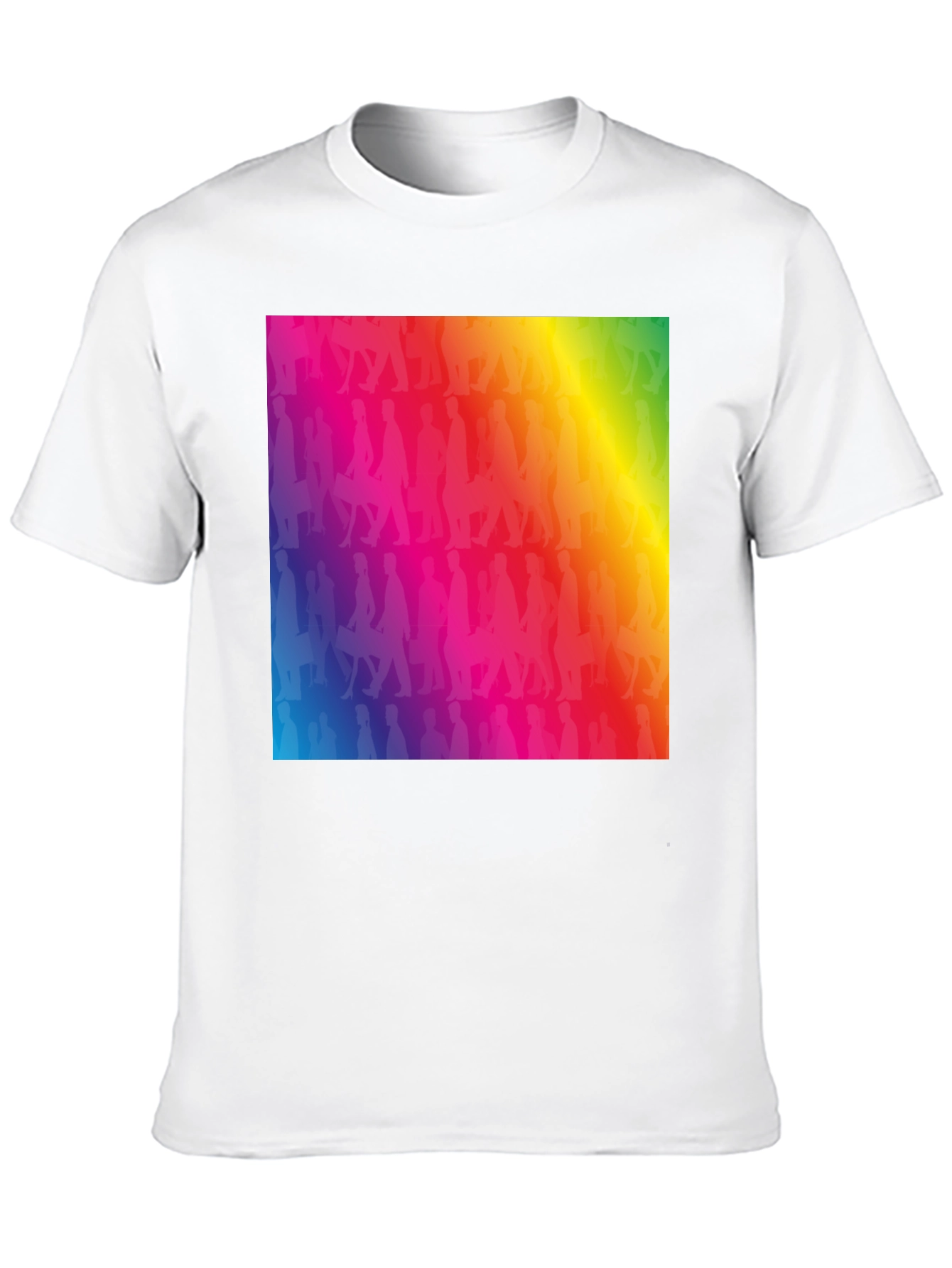 Rainbow Silhouette Graphic T-Shirt