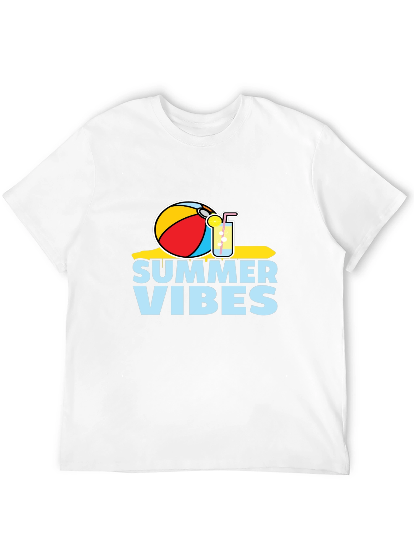 Summer Vibes Graphic Tee - Black