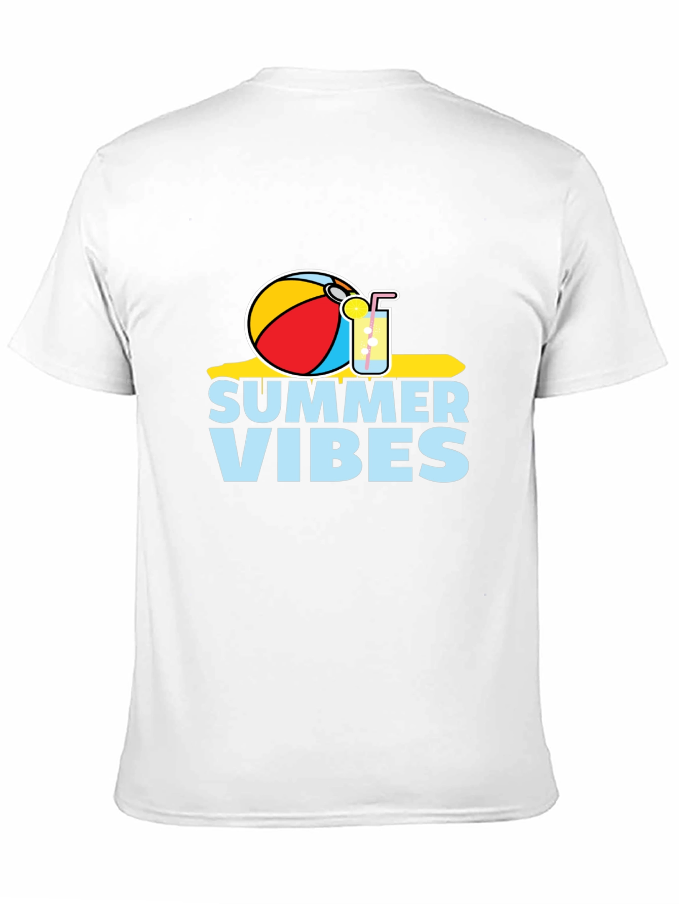 Summer Vibes Graphic Tee - Black